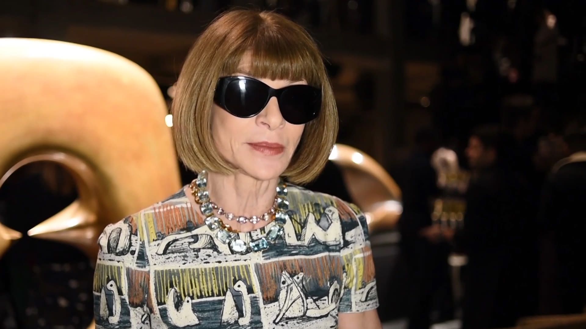 1920x1080 Anna Wintour on the Trends of London Fashion Week