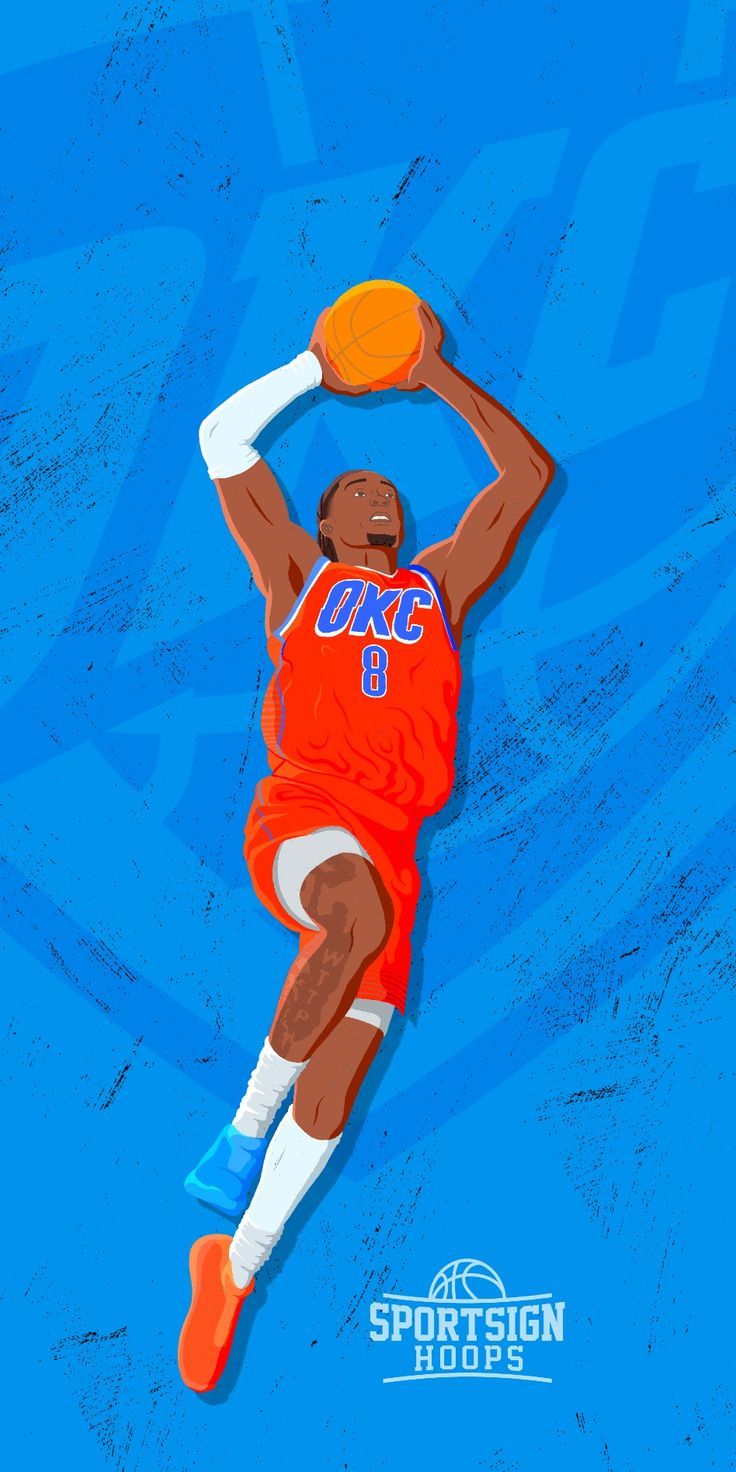 736x1472 Jalen Williams City Thunder Basketball