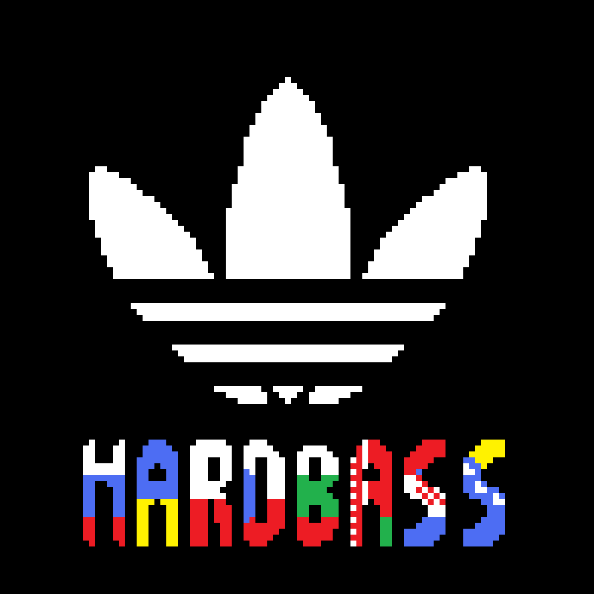 1200x1200 Pixilart Hardbass Logo