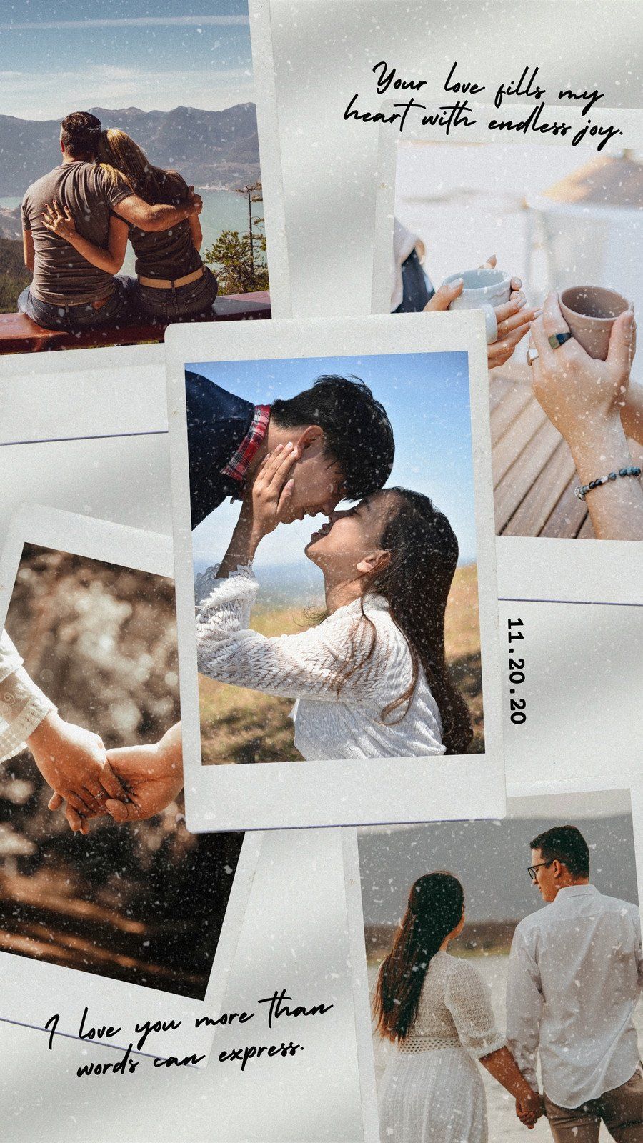 900x1600 Free and customizable wallpaper couple templates