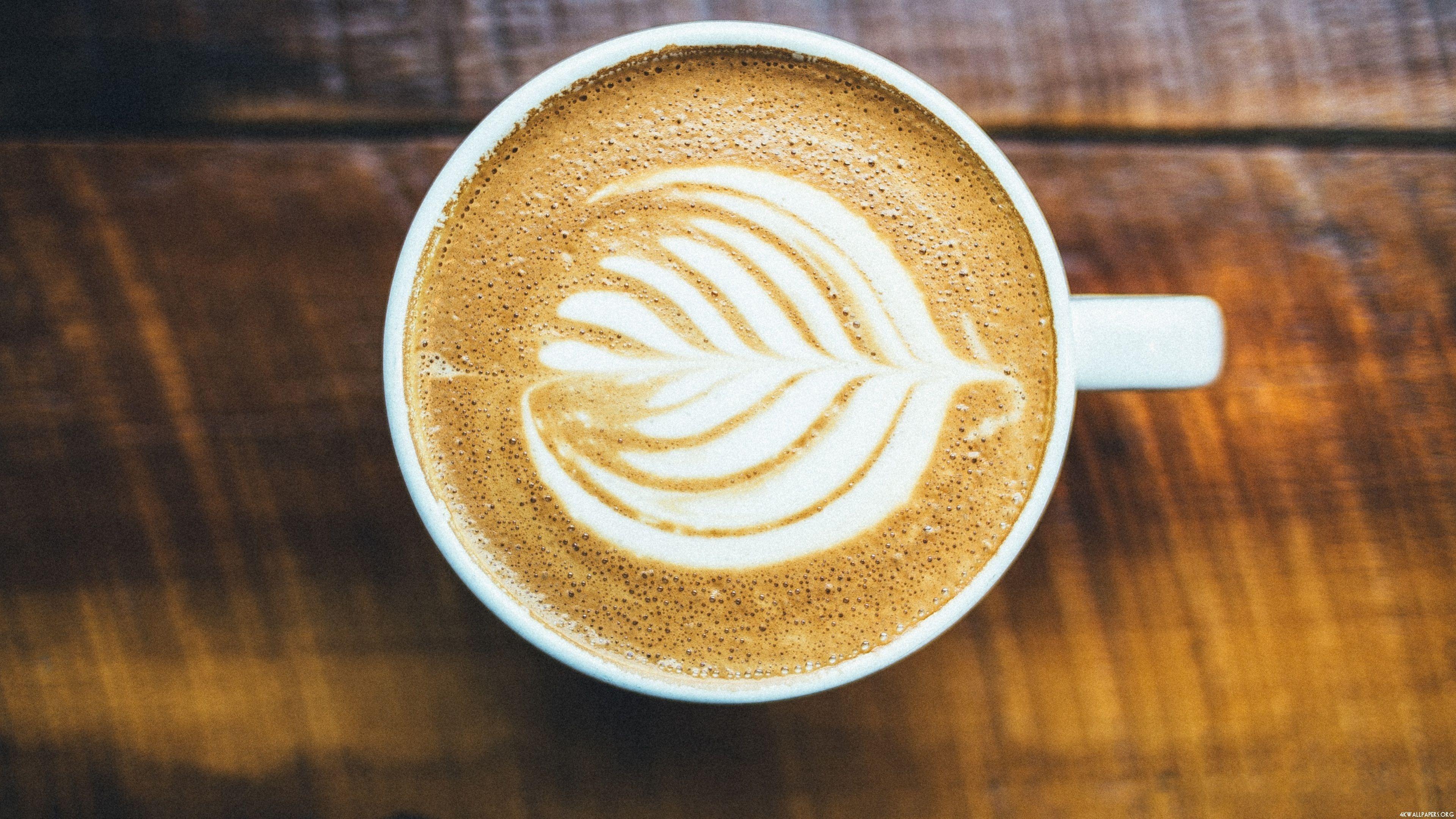 3840x2160 4K Cream Coffee Wallpaper