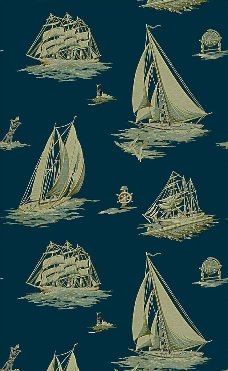 740x1200 Down Easter Boats Wallpaper Ralph Lauren