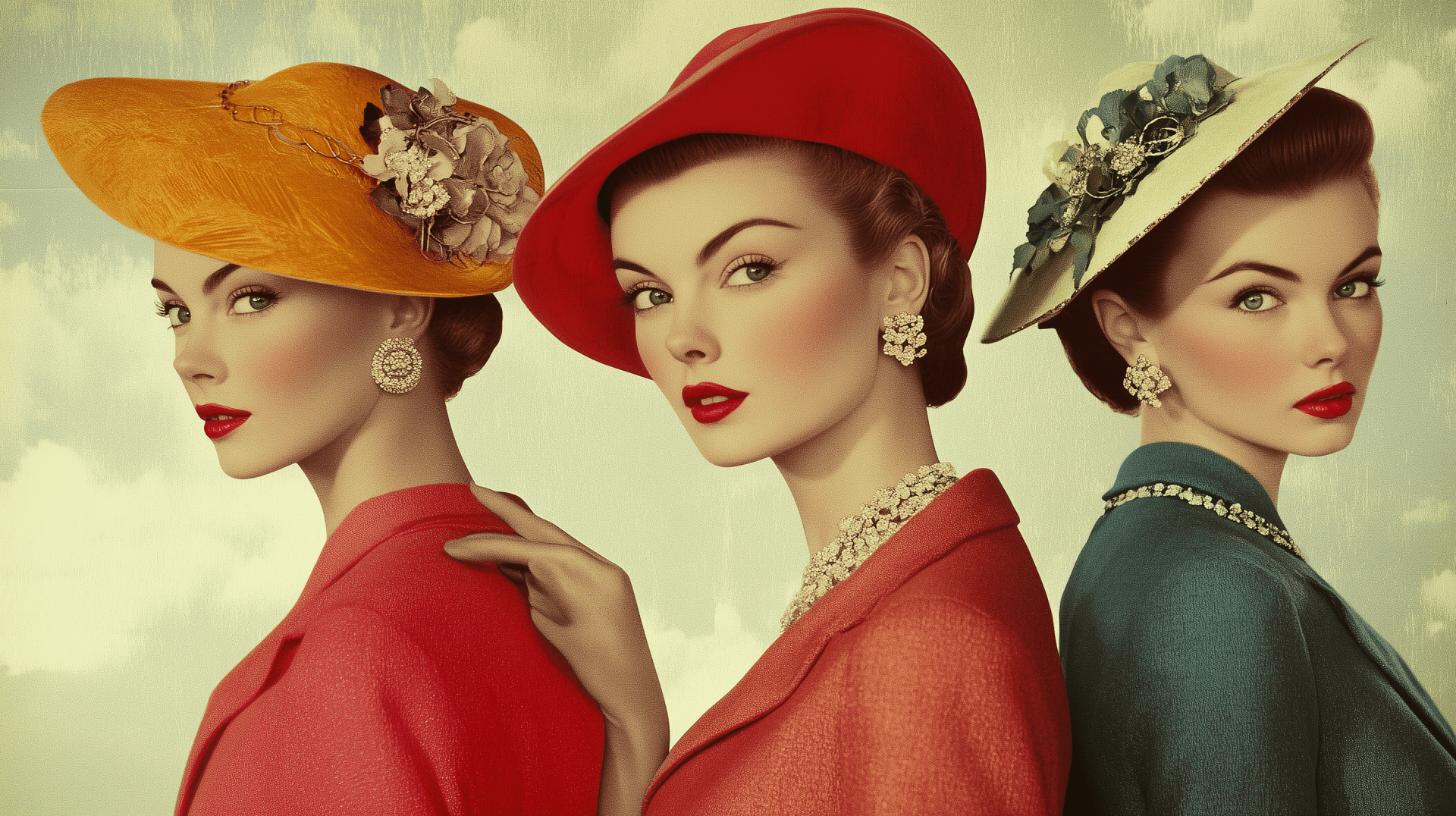 1920x1076 Vintage Fashion Elegance: A Stunning HD Wallpaper