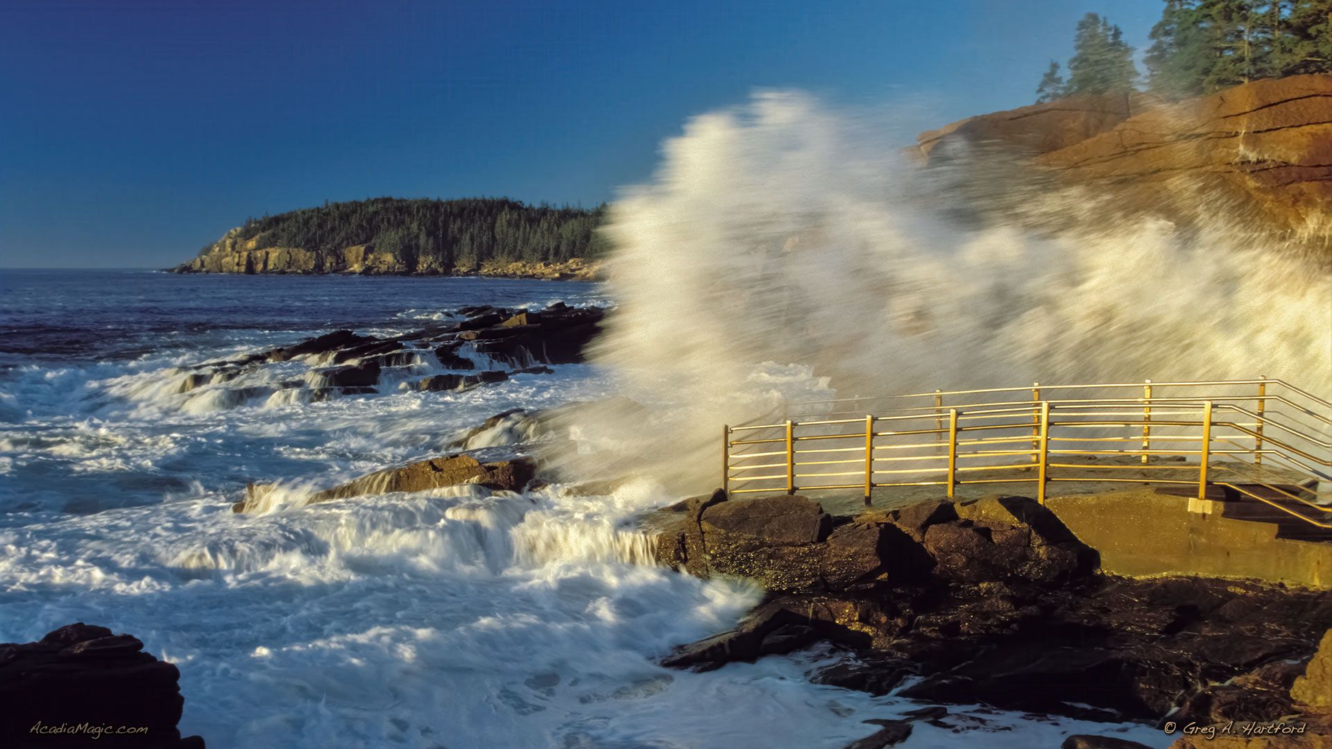 1920x1080 Thunder Hole Acadia National Park Maine