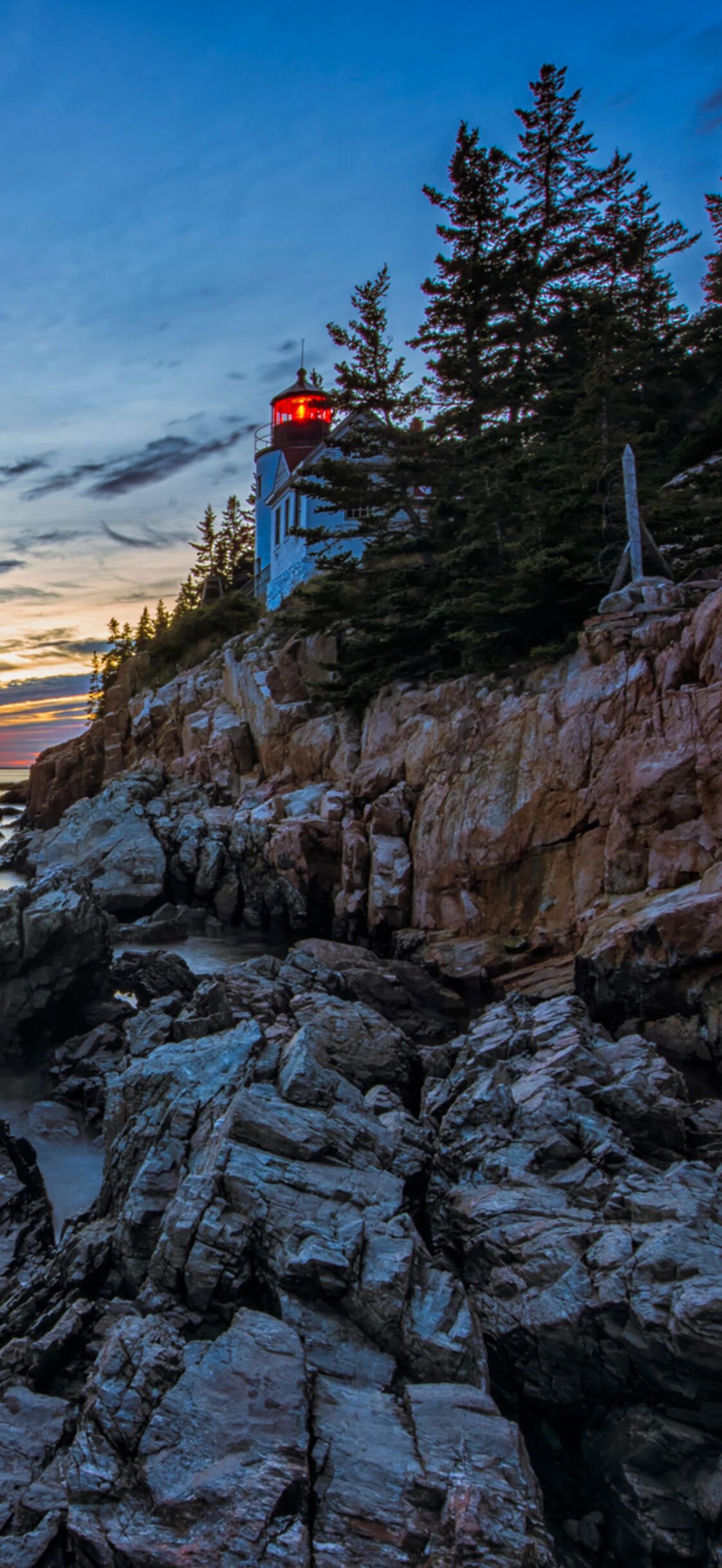 1122x2436 Bar Harbor Wallpaper