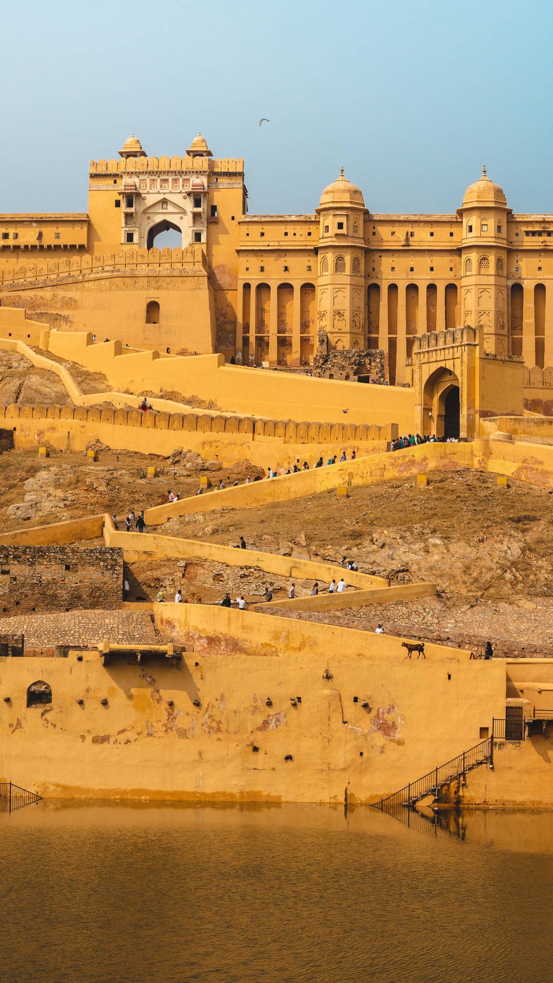 1080x1920 Download Amber Fort Jaipur Wallpaper