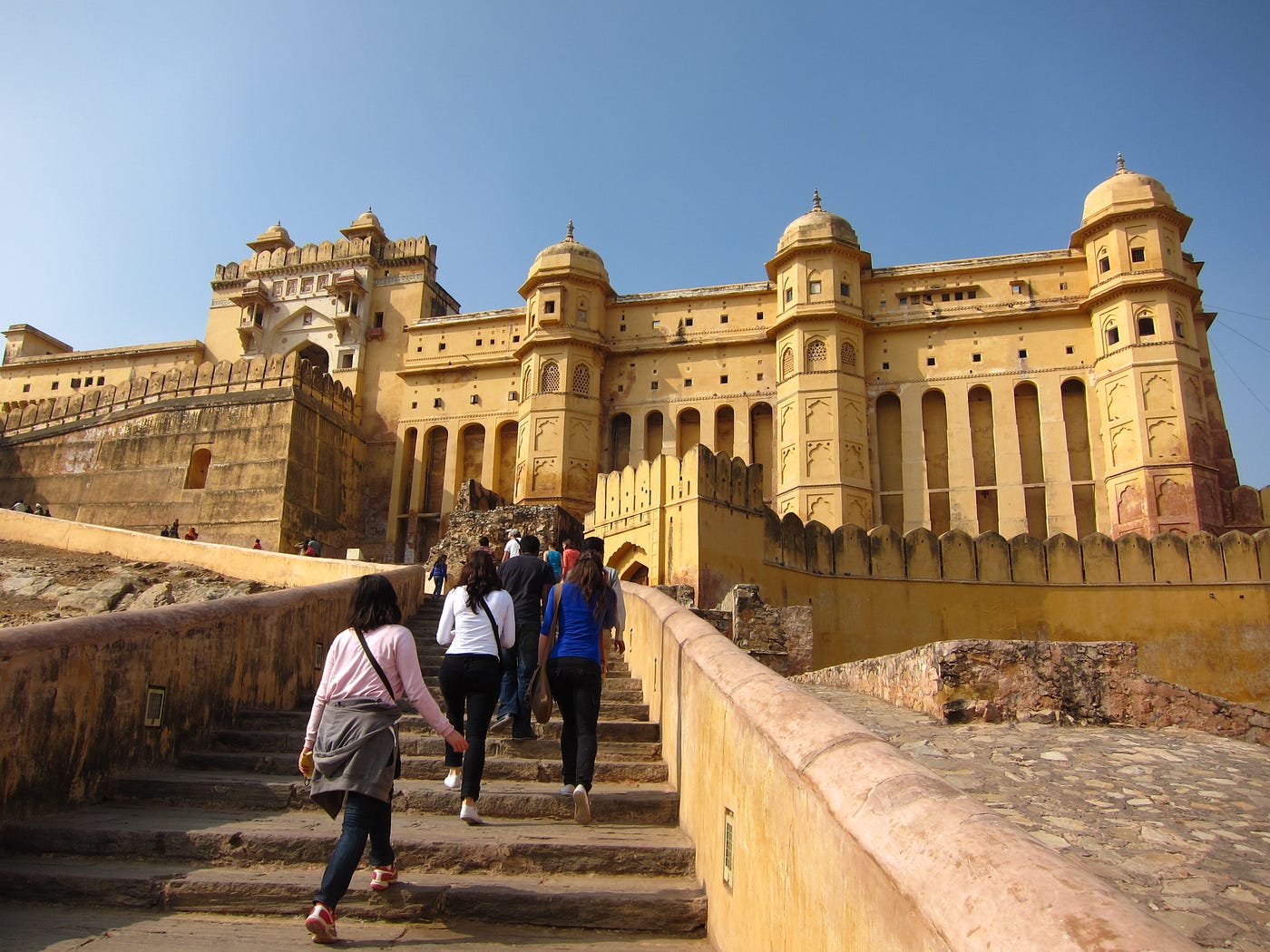 1400x1050 Amber Fort. Our next stop was one of the most. by John Schupbach. Squalor to Scholar