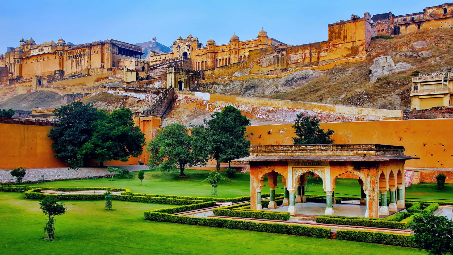 1920x1080 Download Great View Of Amer Fort Wallpaper