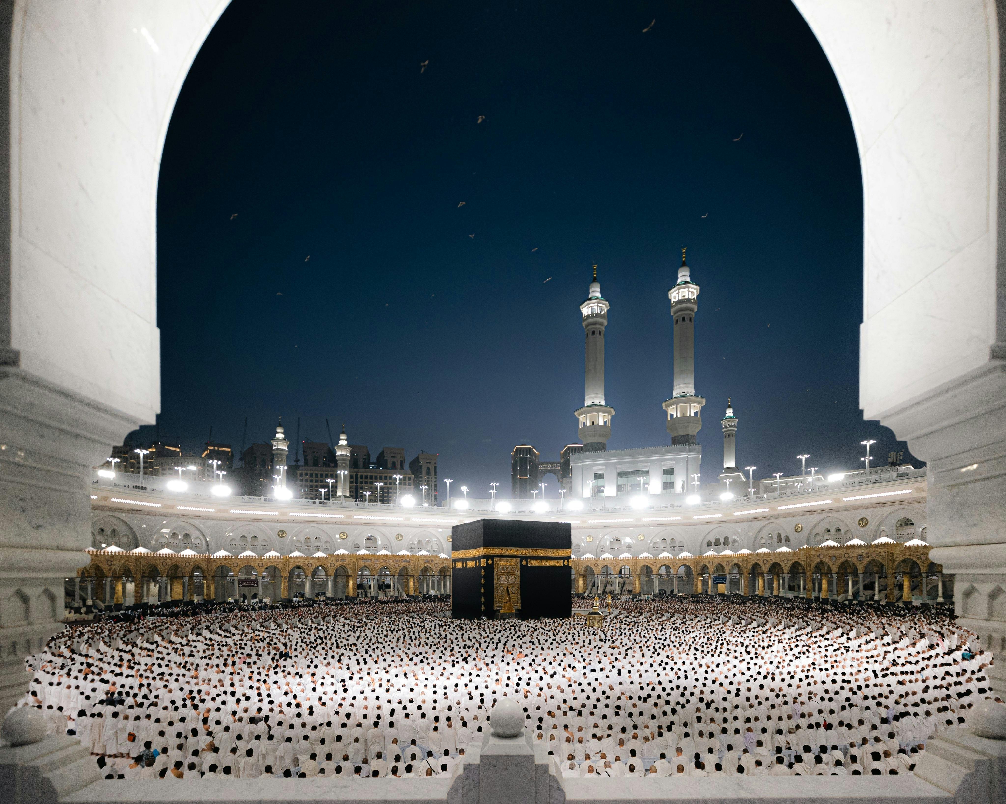 4096x3276 Night View Of Kaaba In Masjid Al Haram, Makkah · Free