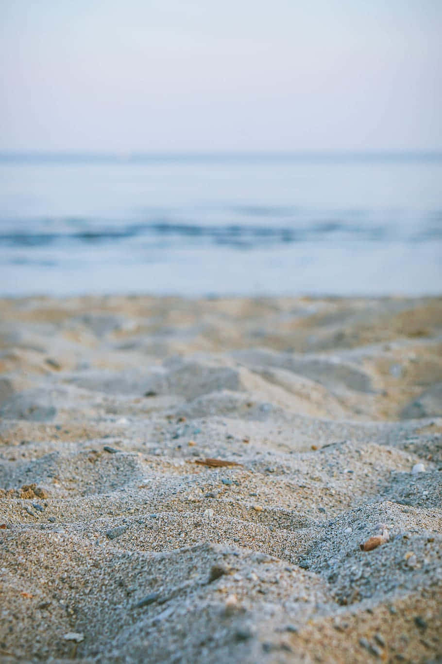 910x1365 Download Sand Beach New England Summer Wallpaper