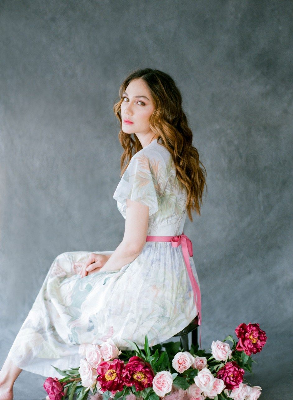 942x1286 Luna Maya In Flower Garden with Red Valentino Spring Summer 2019