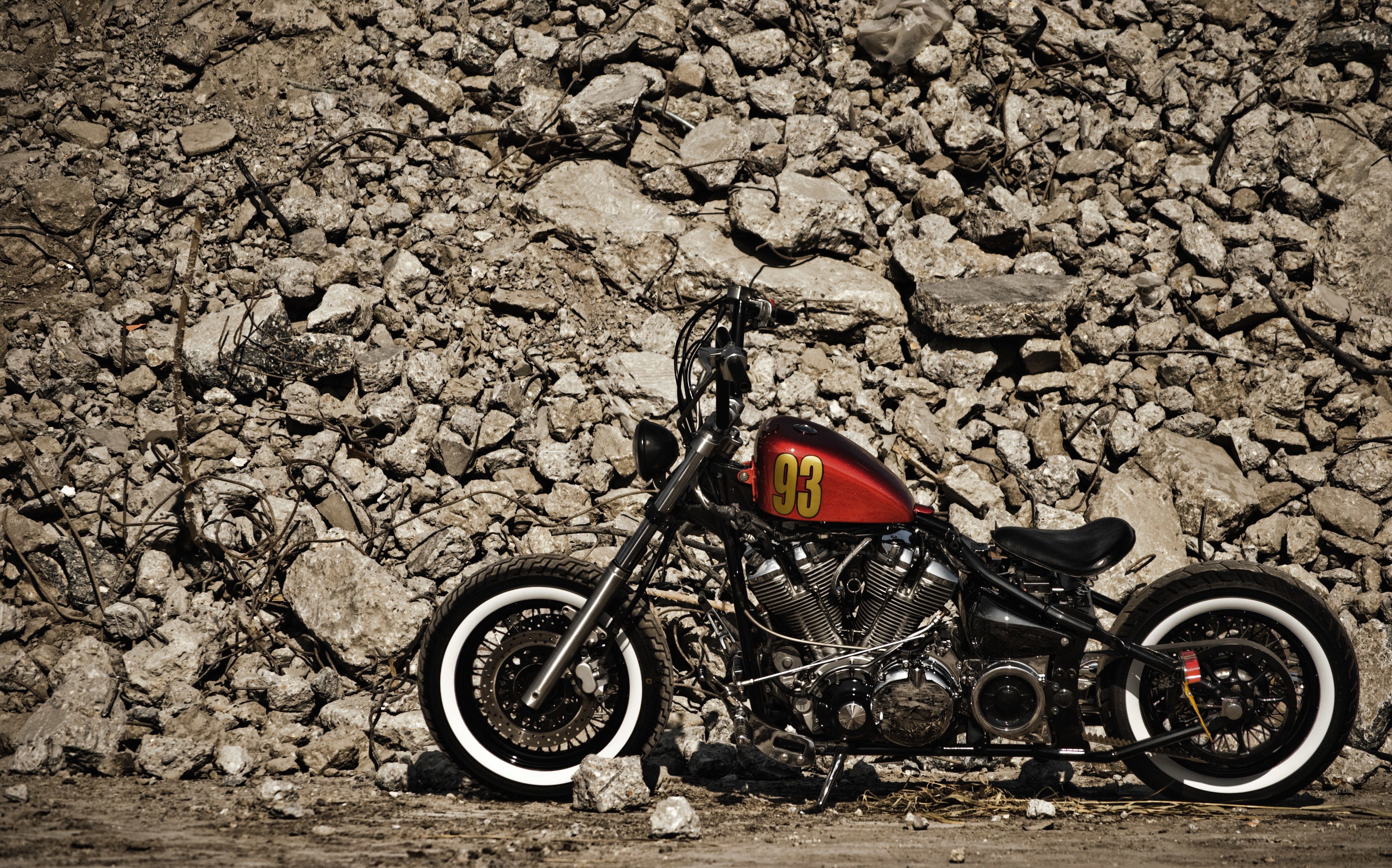 3803x2372 Bobber Bike Wallpaper