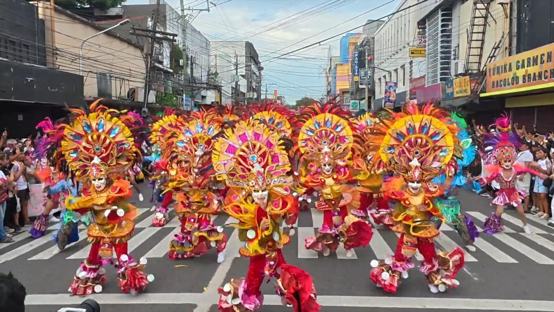 1920x1080 Thousands gather for joyous celebration of MassKara festival in Bacolod, the 'City of Smiles' of the Philippines