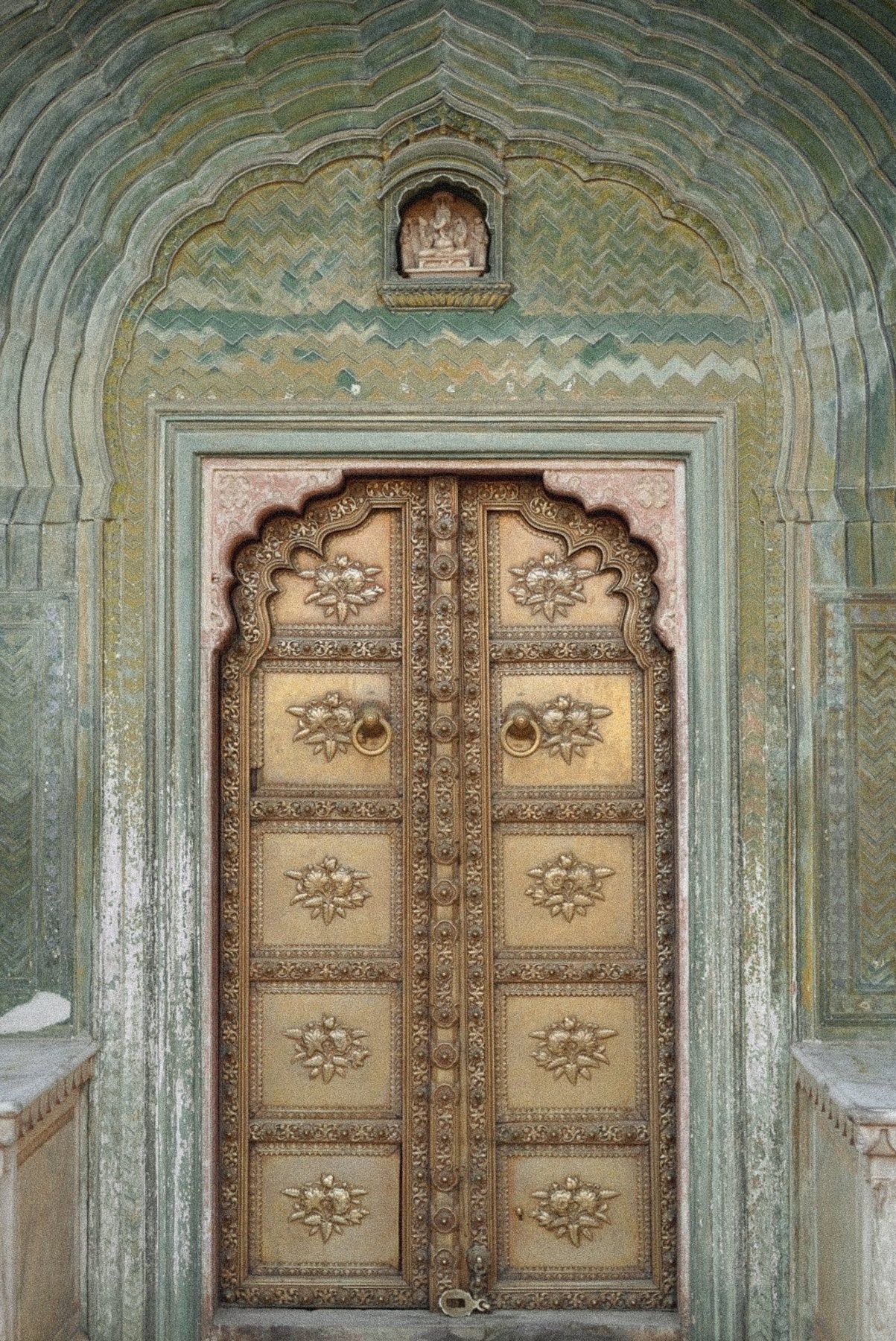 1203x1800 Green Gate Jaipur City Palace. Fine Art Print