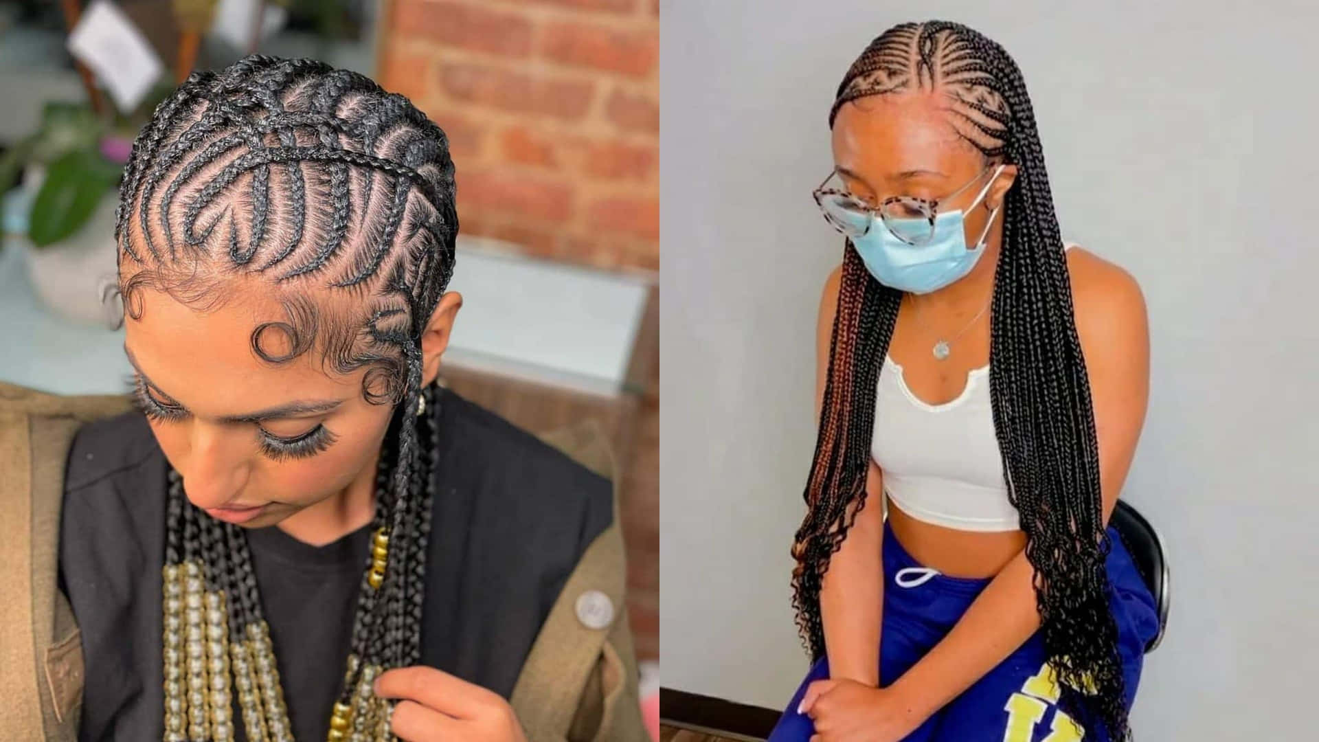 1920x1080 Download Two Picture Of A Woman With Braids