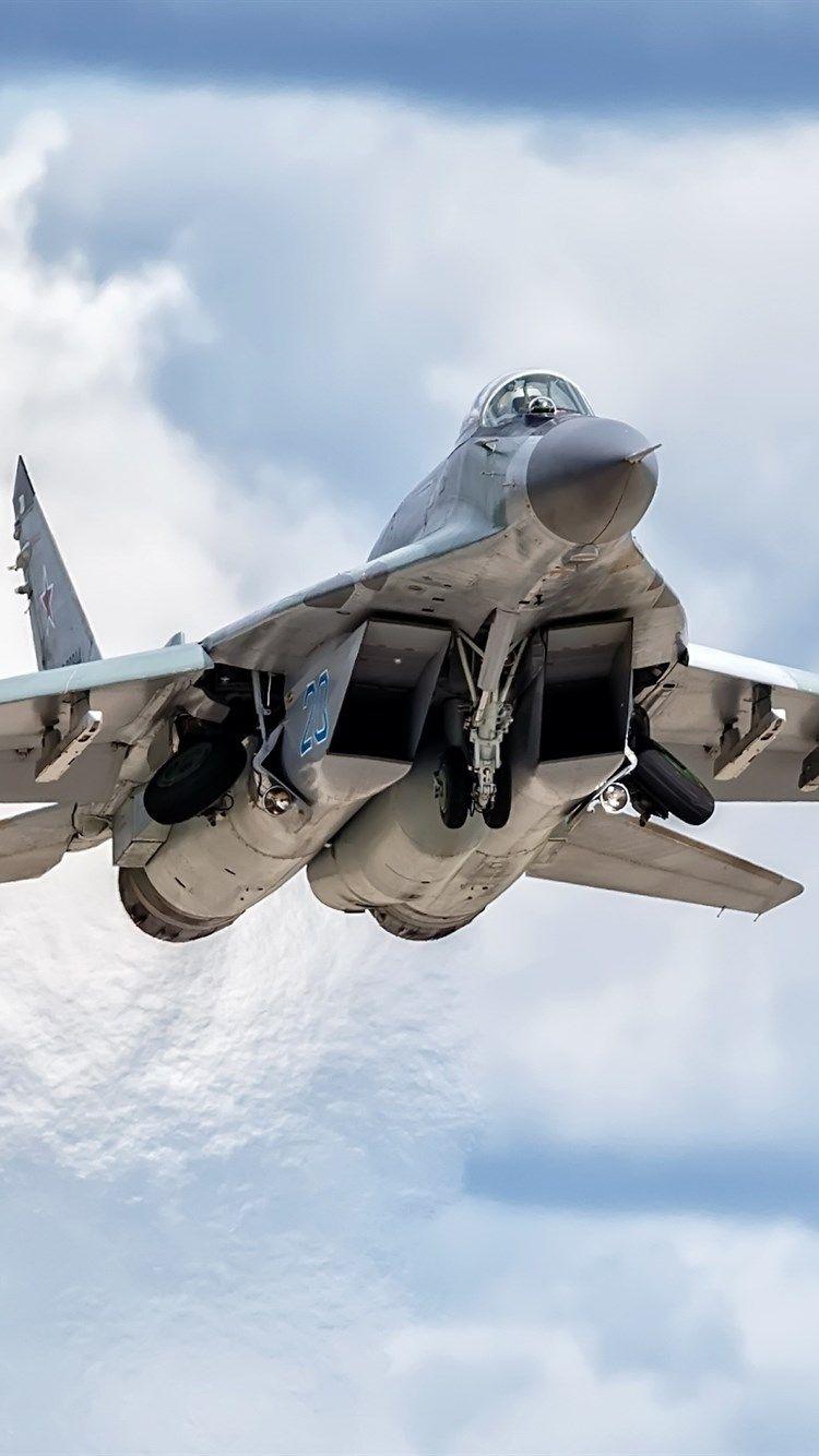 750x1334 MiG- fighter, Mikoyan MiG- Fulcrum, combat aircraft, jet