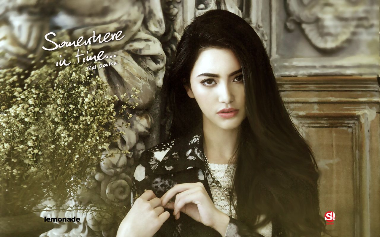 1280x800 รวมรูปภาพของ Mai Davika Wallpaper : Somewhere In Time รูปที่ 3 จาก 6