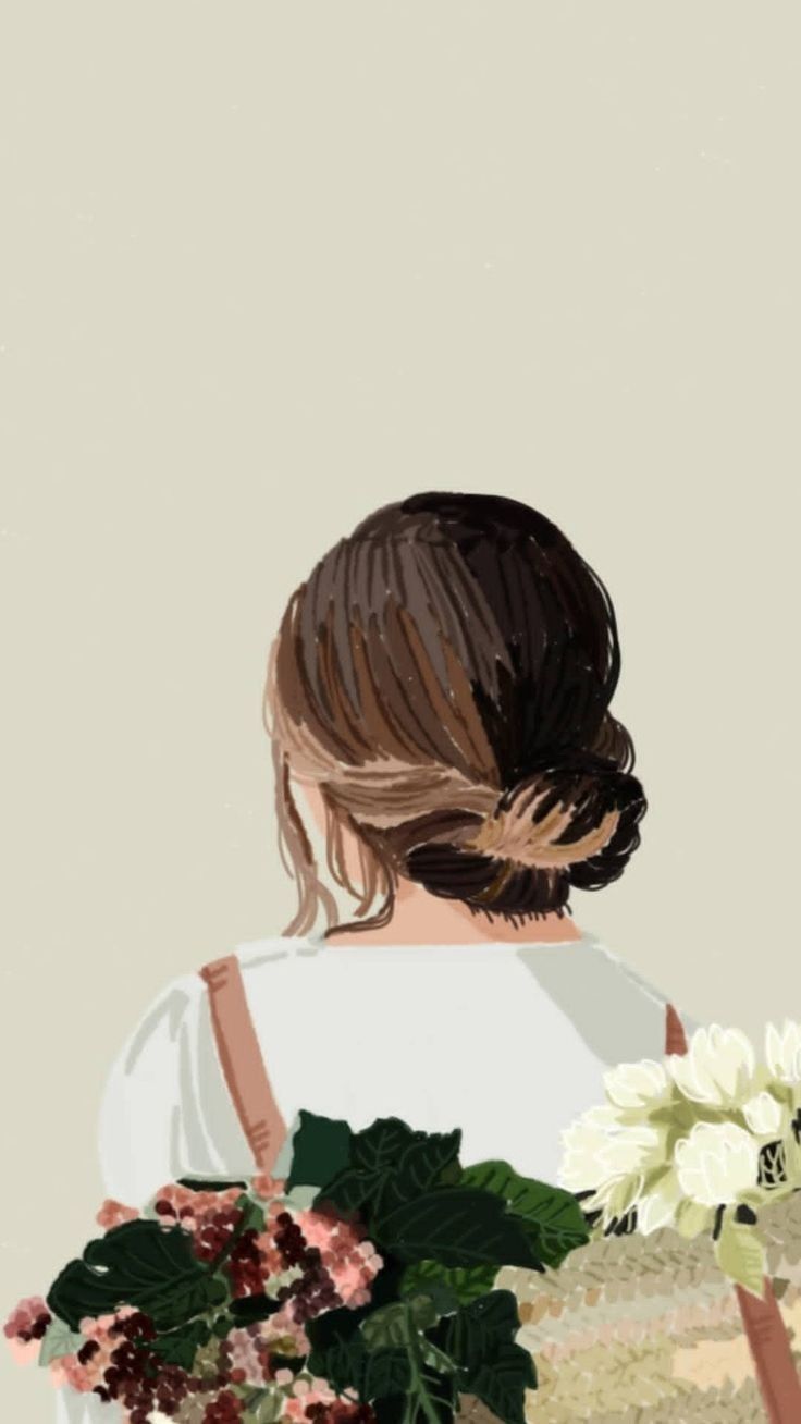 736x1308 Art. Illustration art girl, Digital art girl, Girly art illustrations
