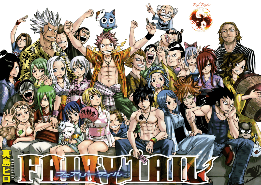 Fairy Tail Group Wallpapers Top Free Fairy Tail Group Backgrounds Wallpaperaccess