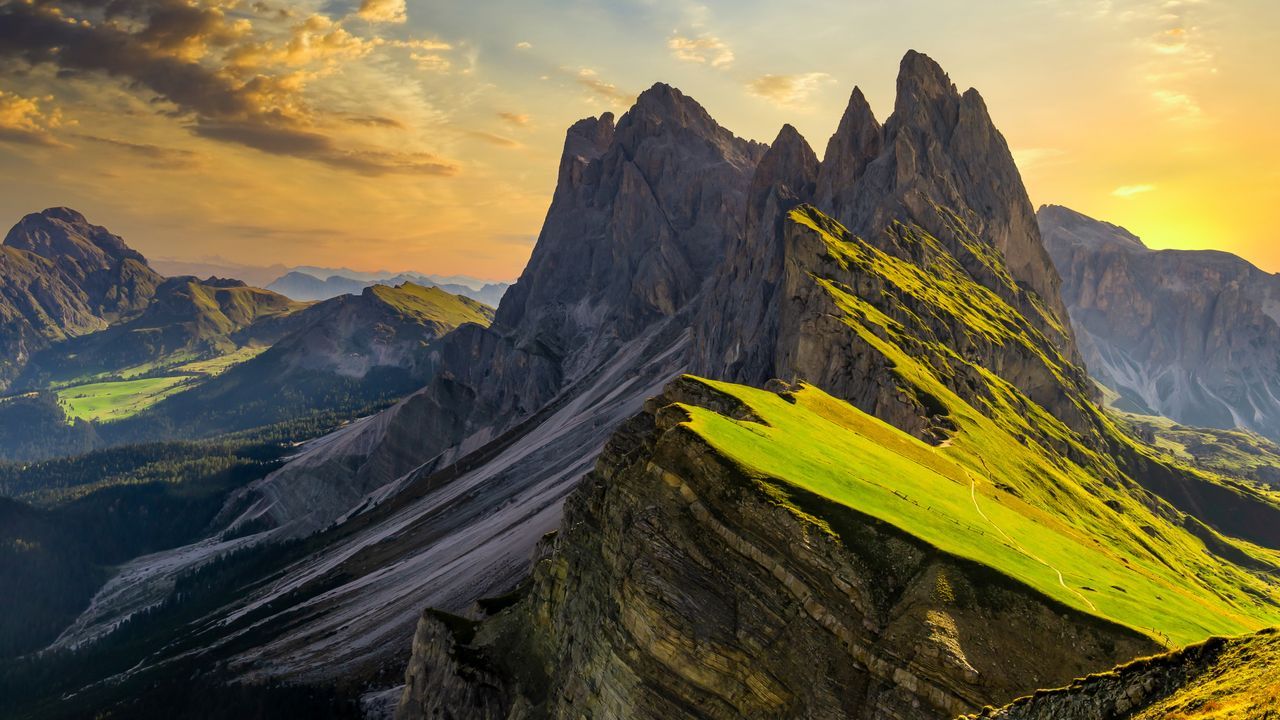 1280x720 Seceda, a peak in the Dolomites, South Tyrol, Italy Gallery · Peapix