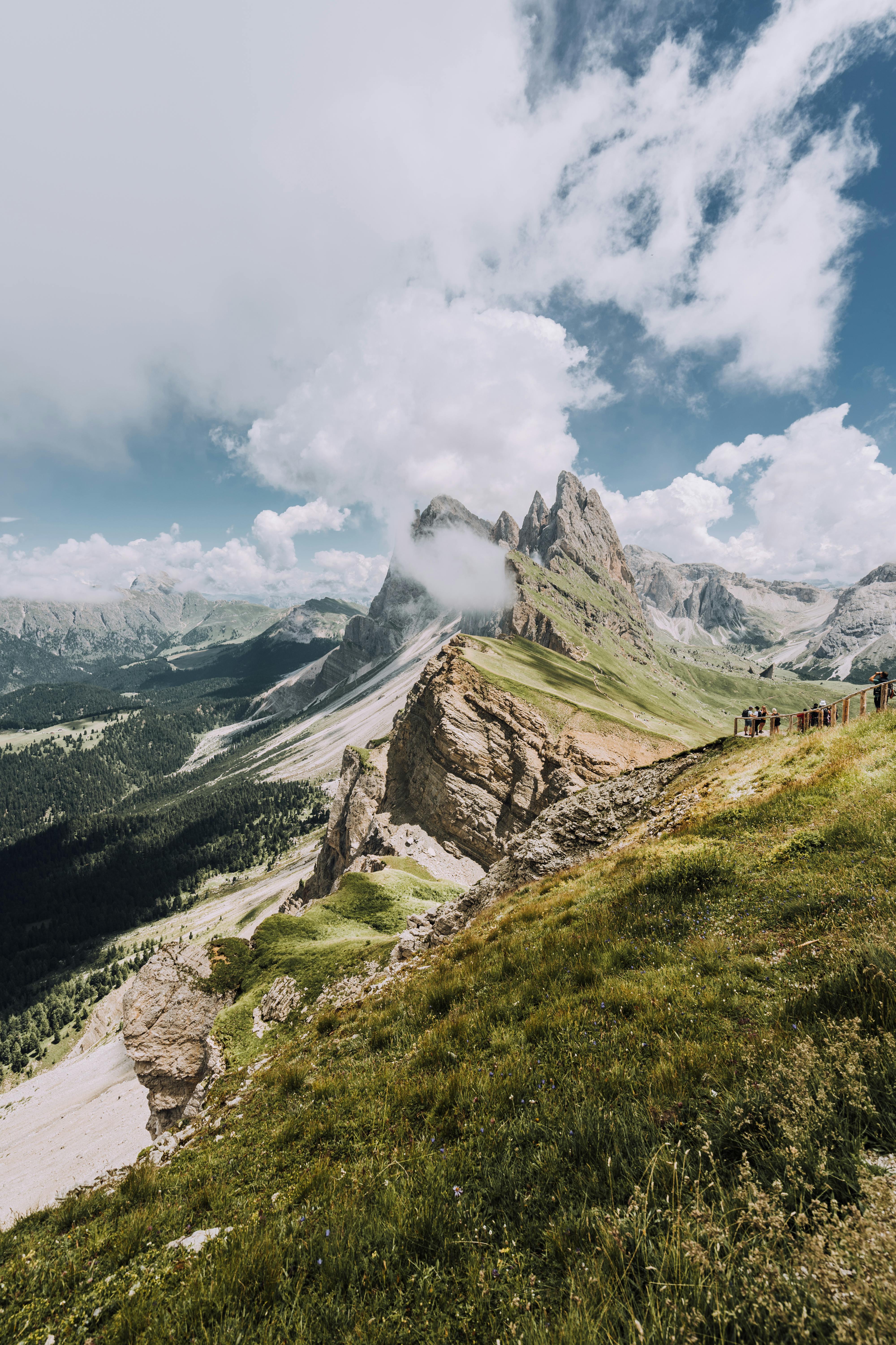 4000x6000 Stunning Aerial View of Seceda Mountain, Dolomites · Free