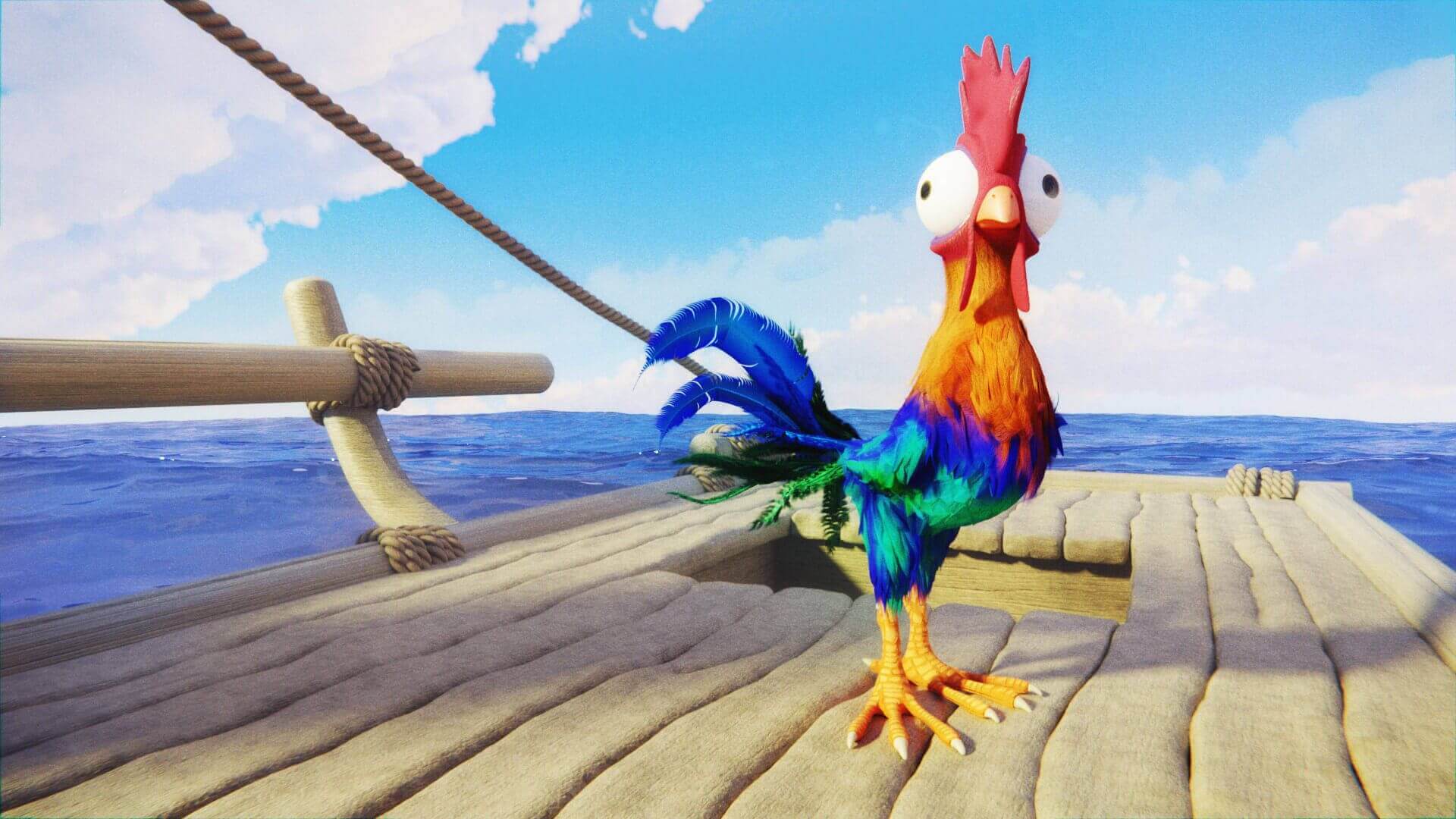 1920x1080 Heihei 3D Render, Digital Art