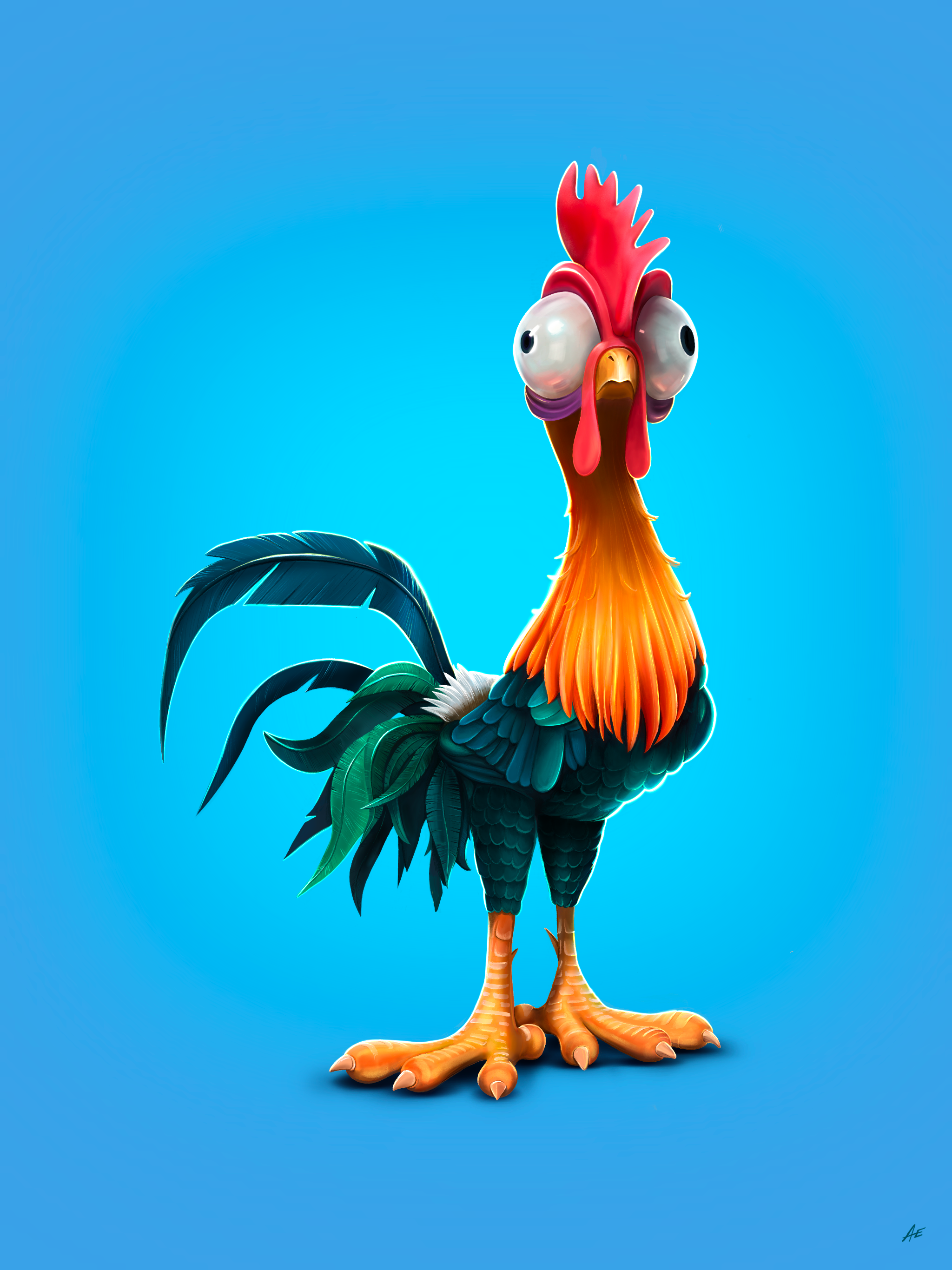 2048x2732 Heihei Wallpaper
