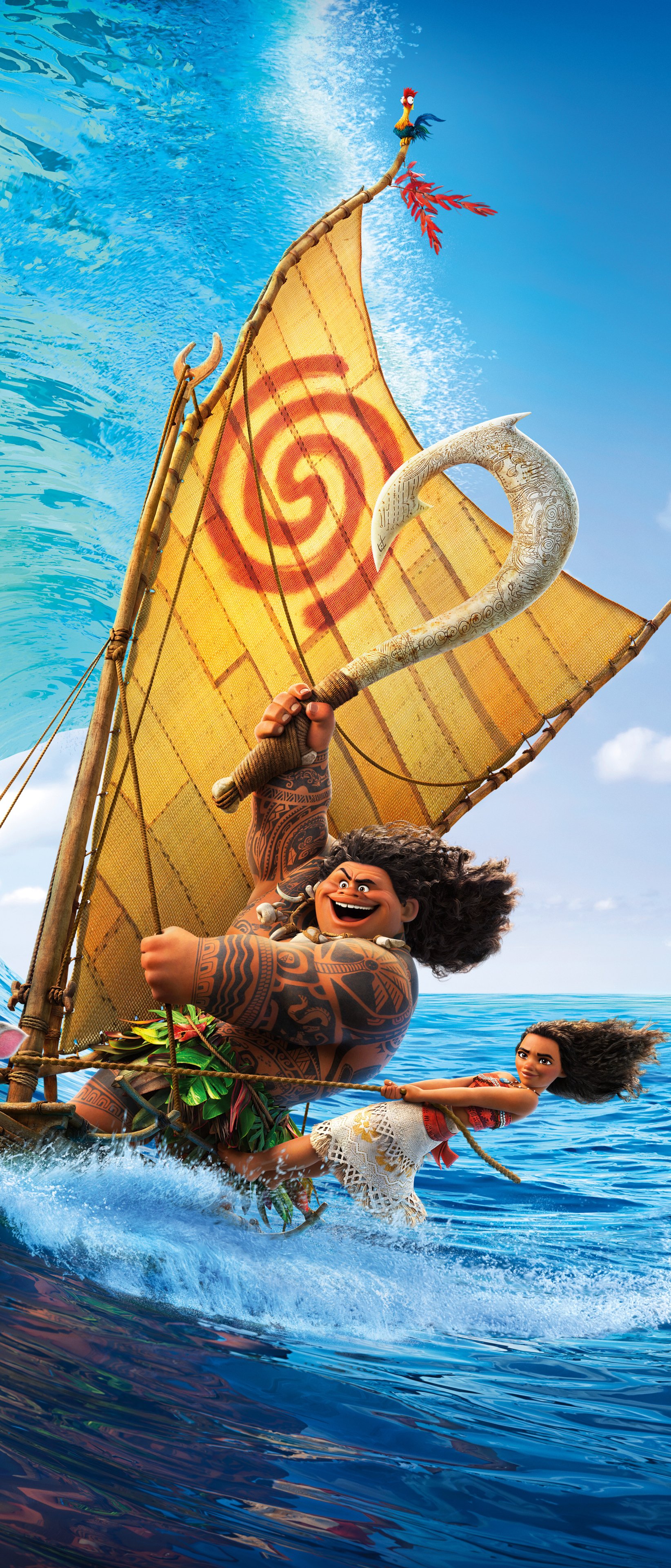 1644x3840 Heihei (Moana) Phone Wallpaper: Free 4K & HD Downloads