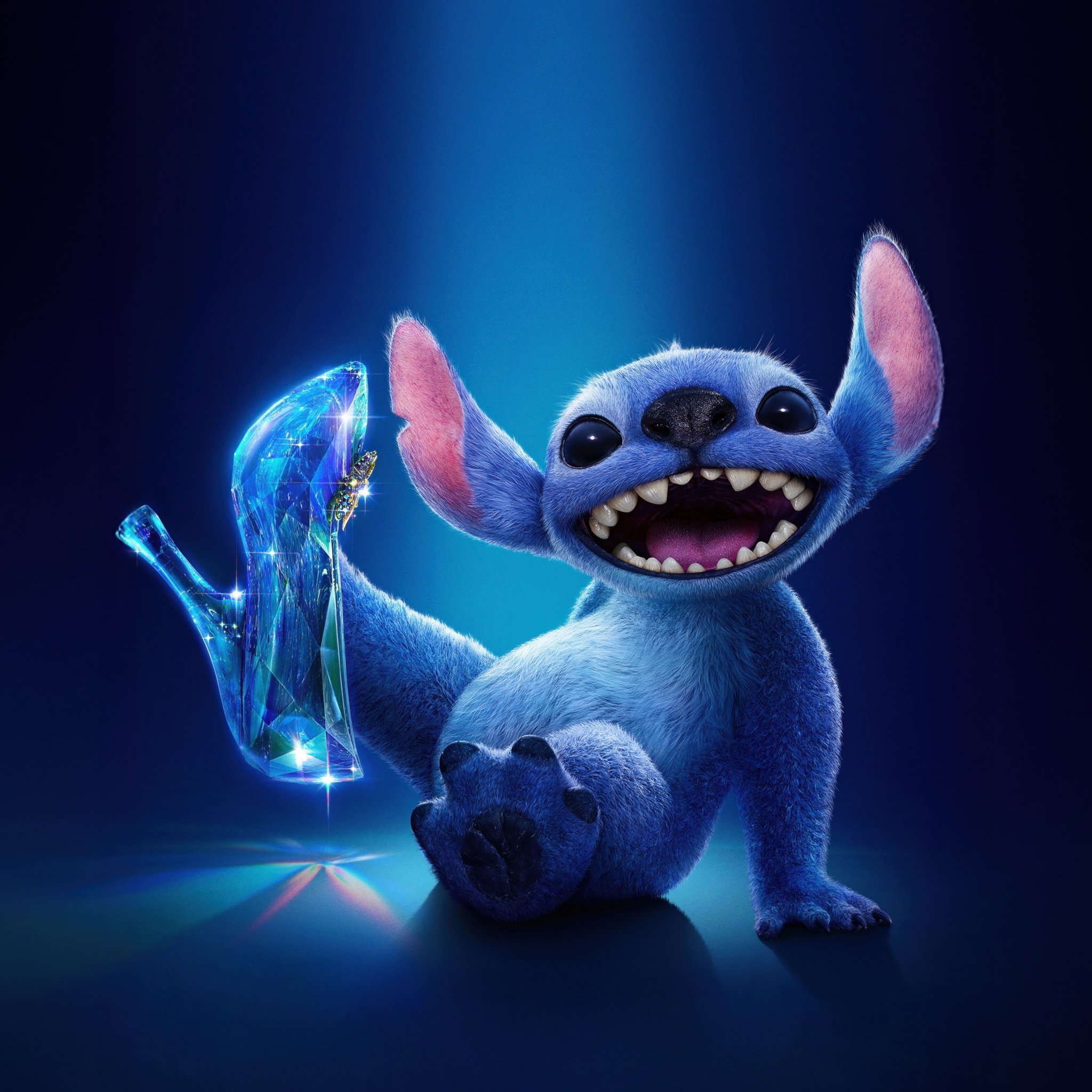 2048x2048 Lilo & Stitch Wallpaper 4K, Cinderella, Disney movies