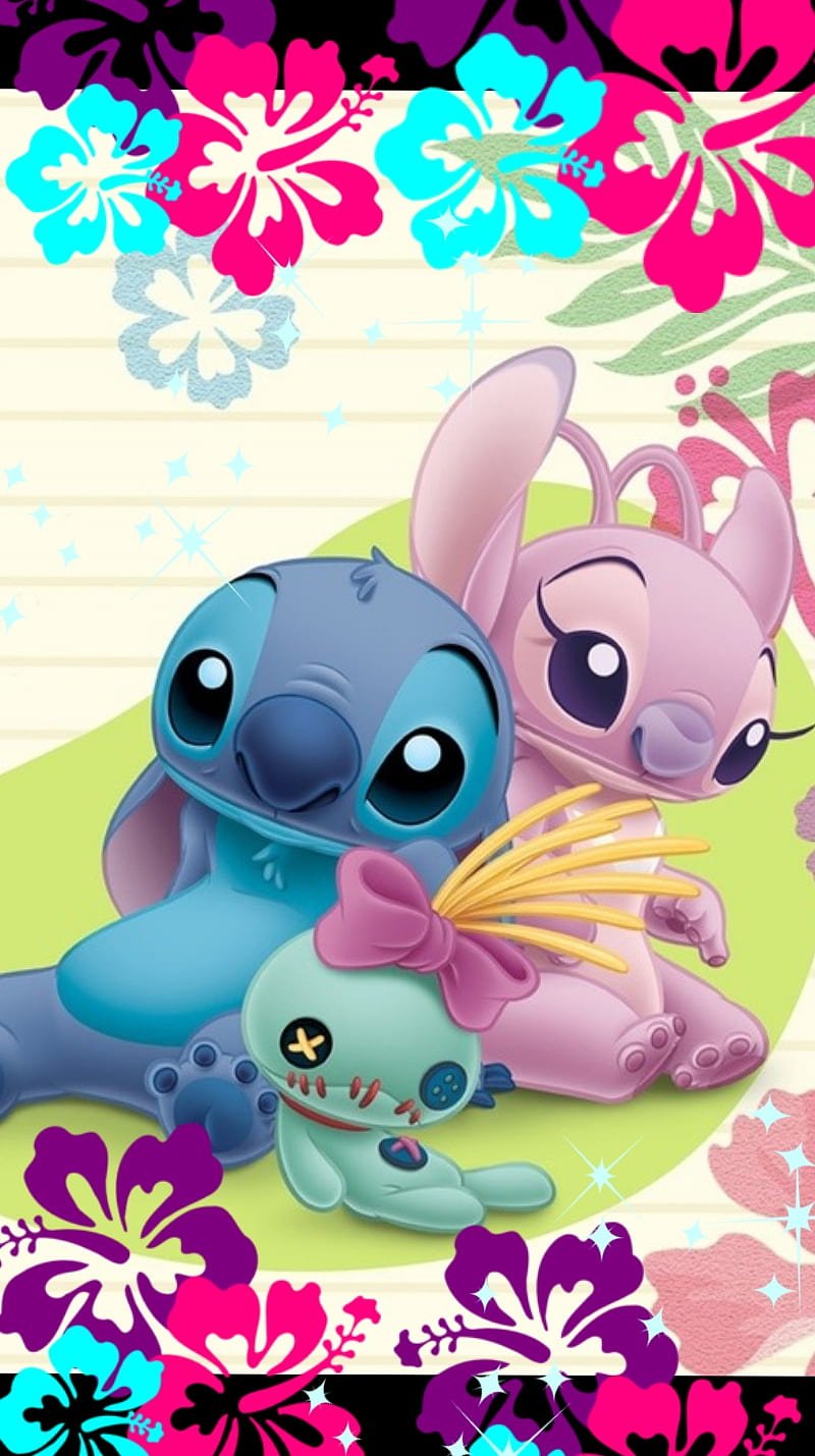 800x1429 Stitch angel scrump, lilo, stitch, HD phone wallpaper