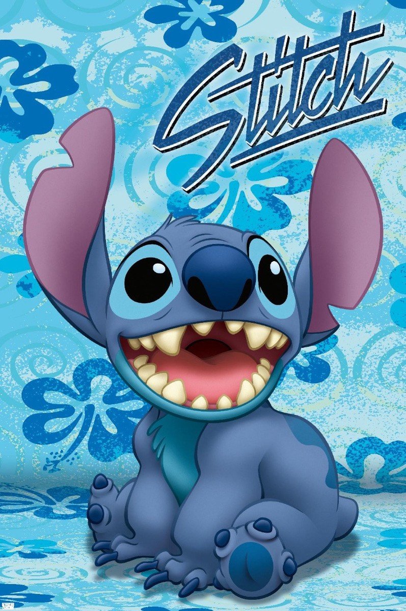 797x1200 Disney LILO & Stitch Sitting Poster By Trends 22' X 34 23775 NEW SEALED