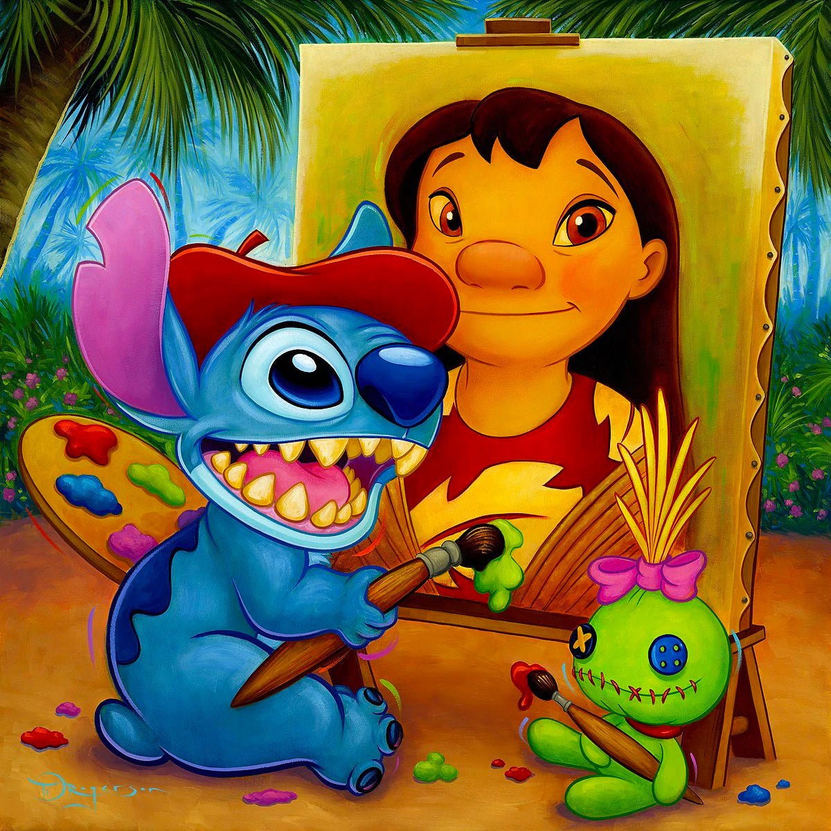 1200x1200 Lilo & Stitch Walt Disney Fine Art Tim Rogerson Signed Limited Edition