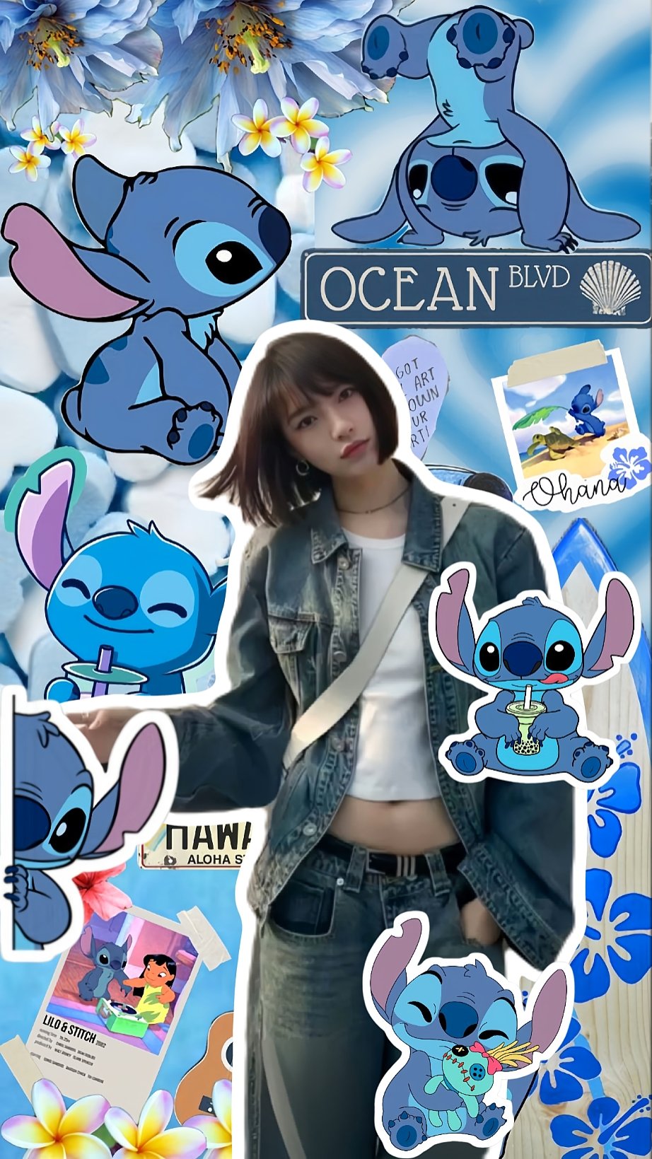 922x1639 Stitch and Lilo Wallpaper