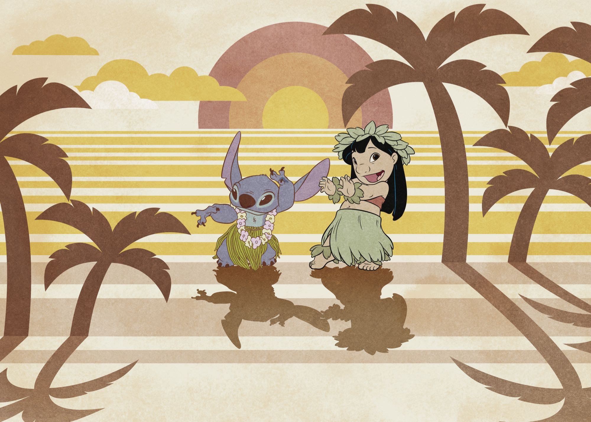 2000x1426 Disney Lilo and Stitch Hula Harmony Hula Harmony. Komar®