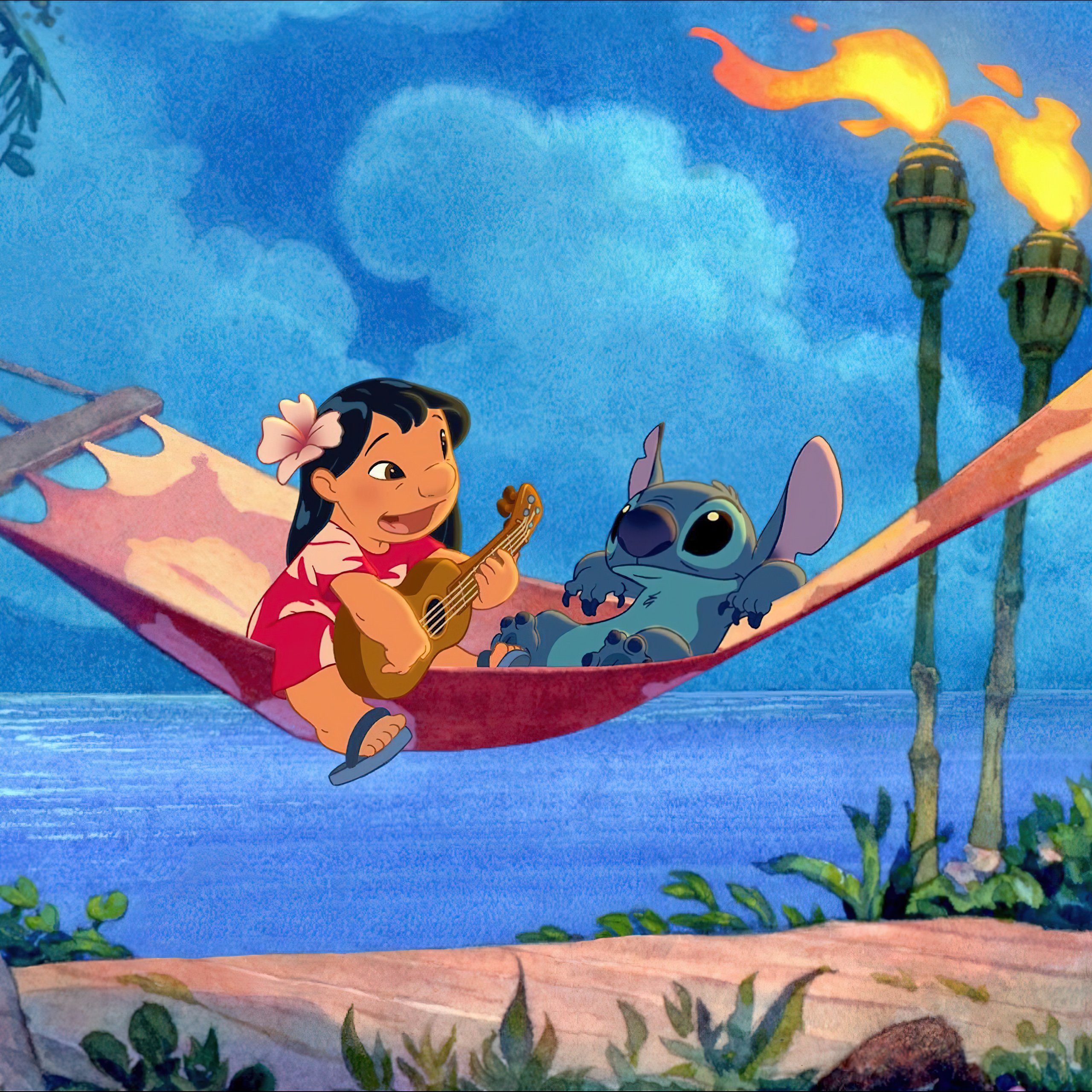2560x2560 Disney's Lilo & Stitch Wallpaper and Background