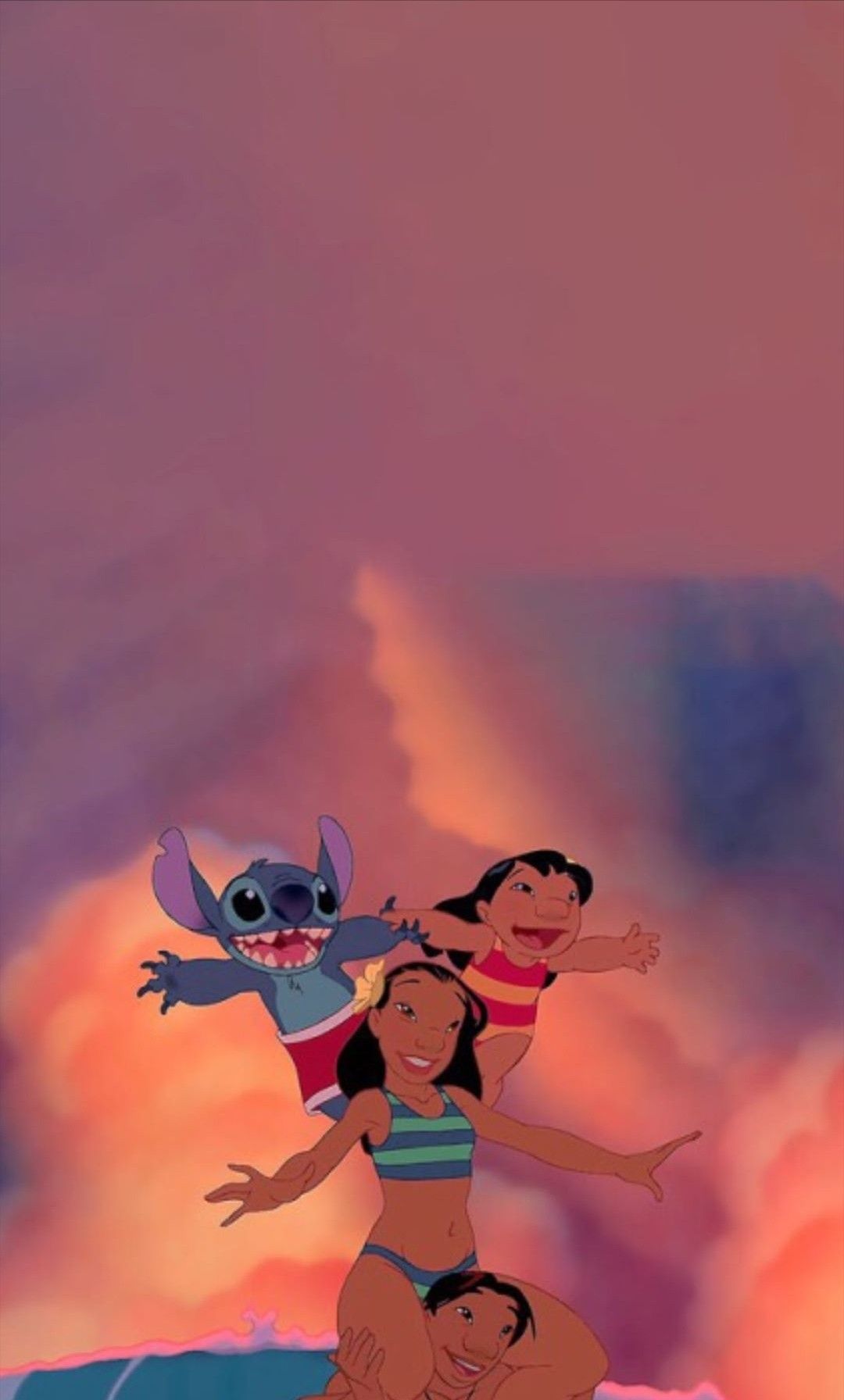 1080x1792 Lilo And Stitch Aesthetic Wallpaper