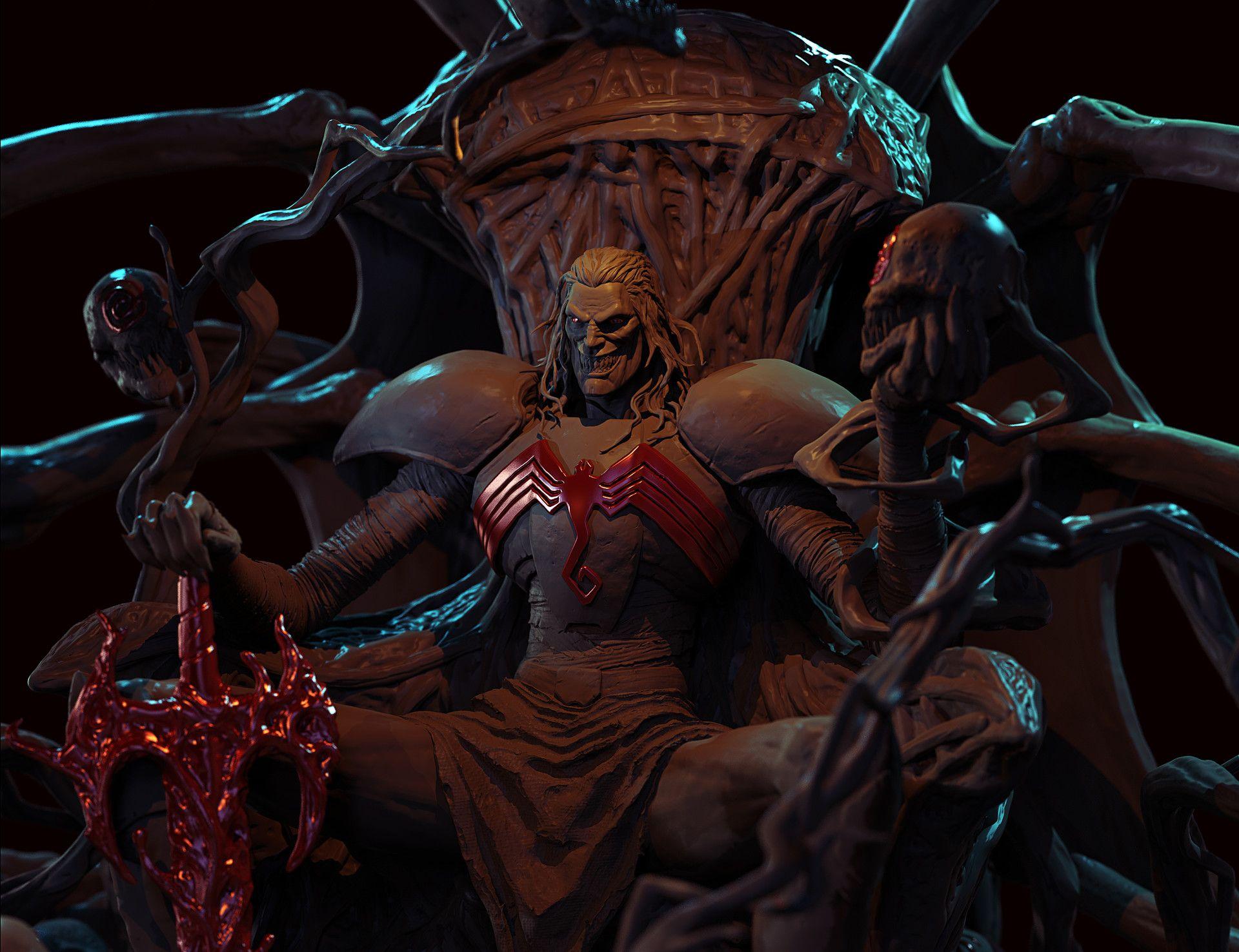 1920x1476 Knull fan art, Sup Choi