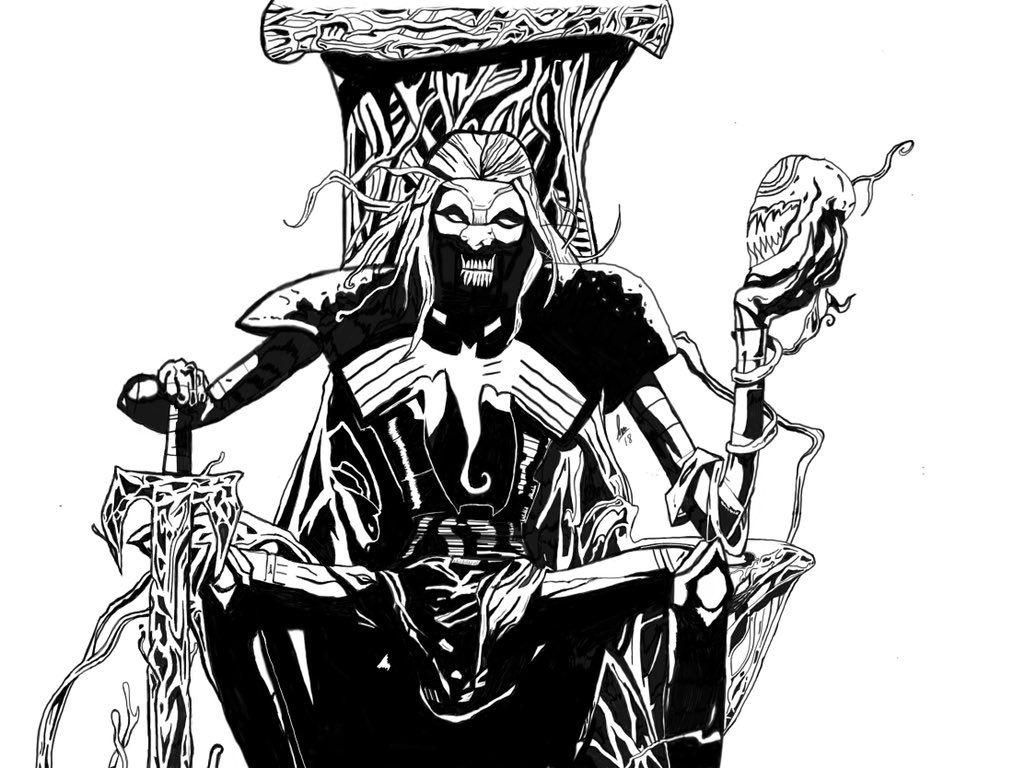 1024x768 Stephen Motes to the king. Knull: god