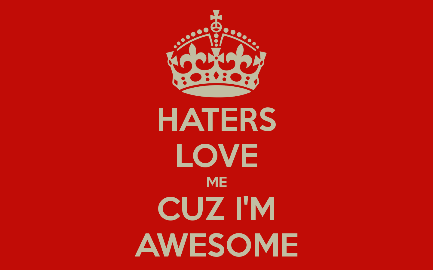 1440x900 I Am Awesome Wallpaper