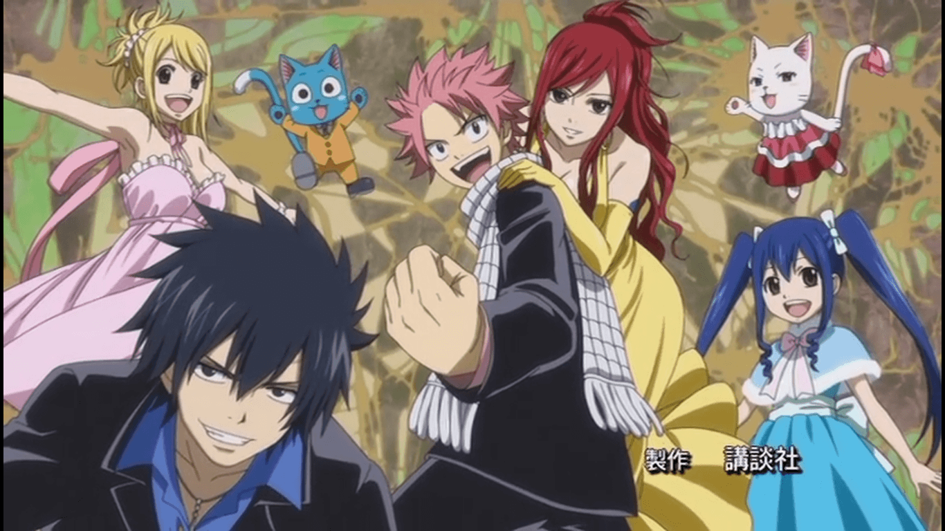 Fairy Tail Group Wallpapers - Top Free Fairy Tail Group Backgrounds ...