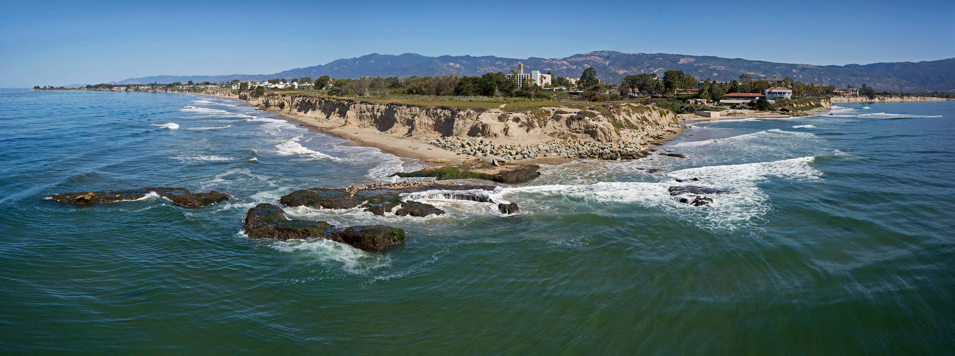 1920x717 Download UCSB Campus Panoramic Wallpaper