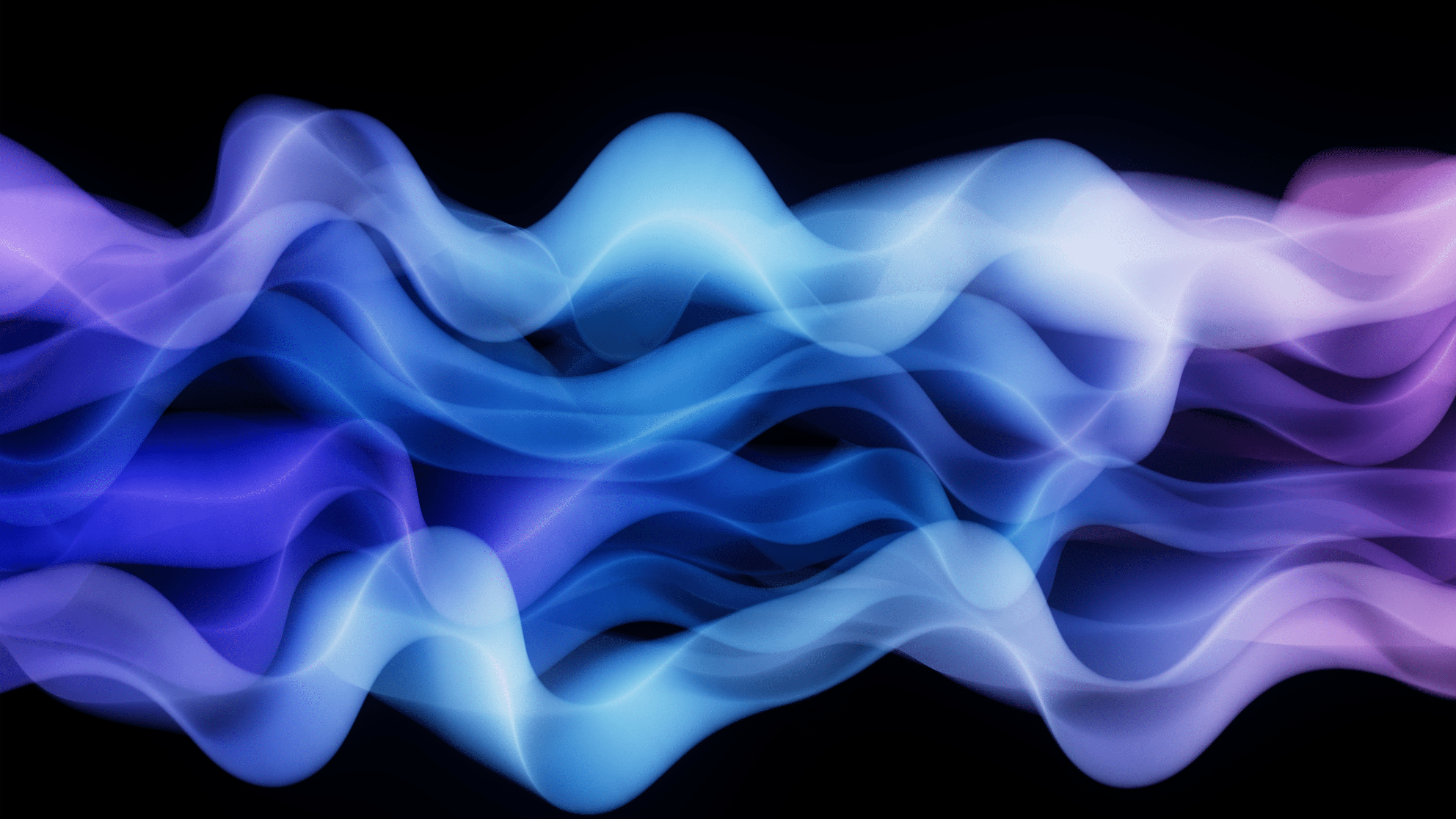 3840x2160 Abstract Waves Wallpaper 4K, Microsoft Design, Fluid