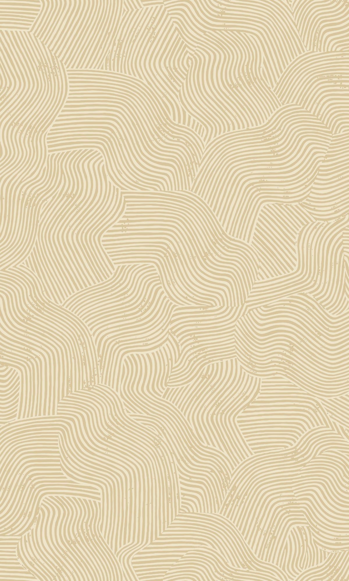 1200x2000 White Abstract Geometric Waves Wallpaper R9105