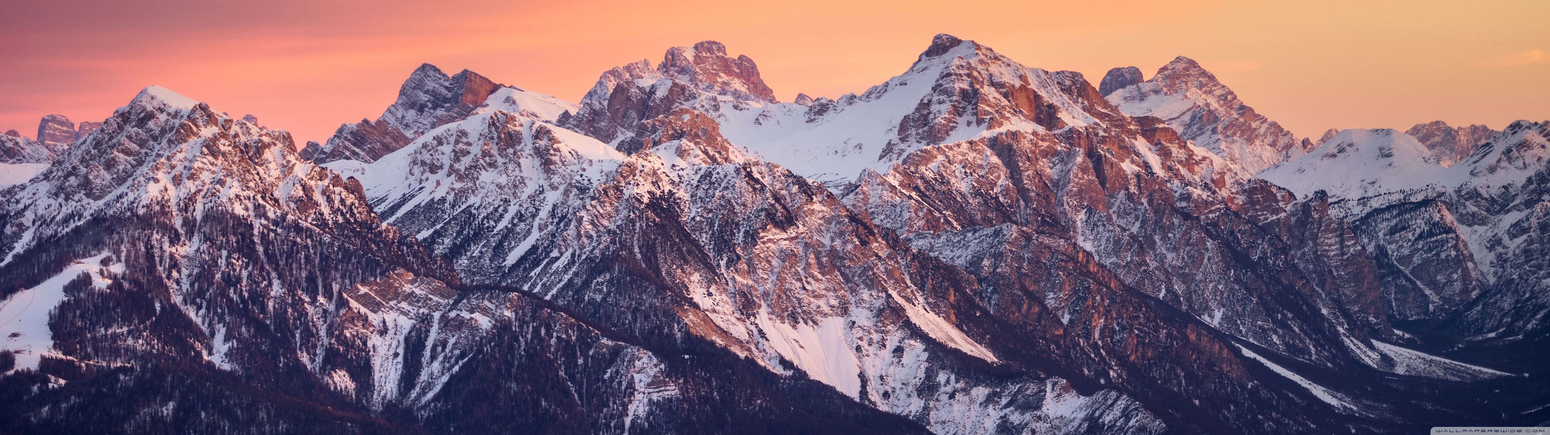 5120x1440 4k Ultrawide Mountains Wallpaper