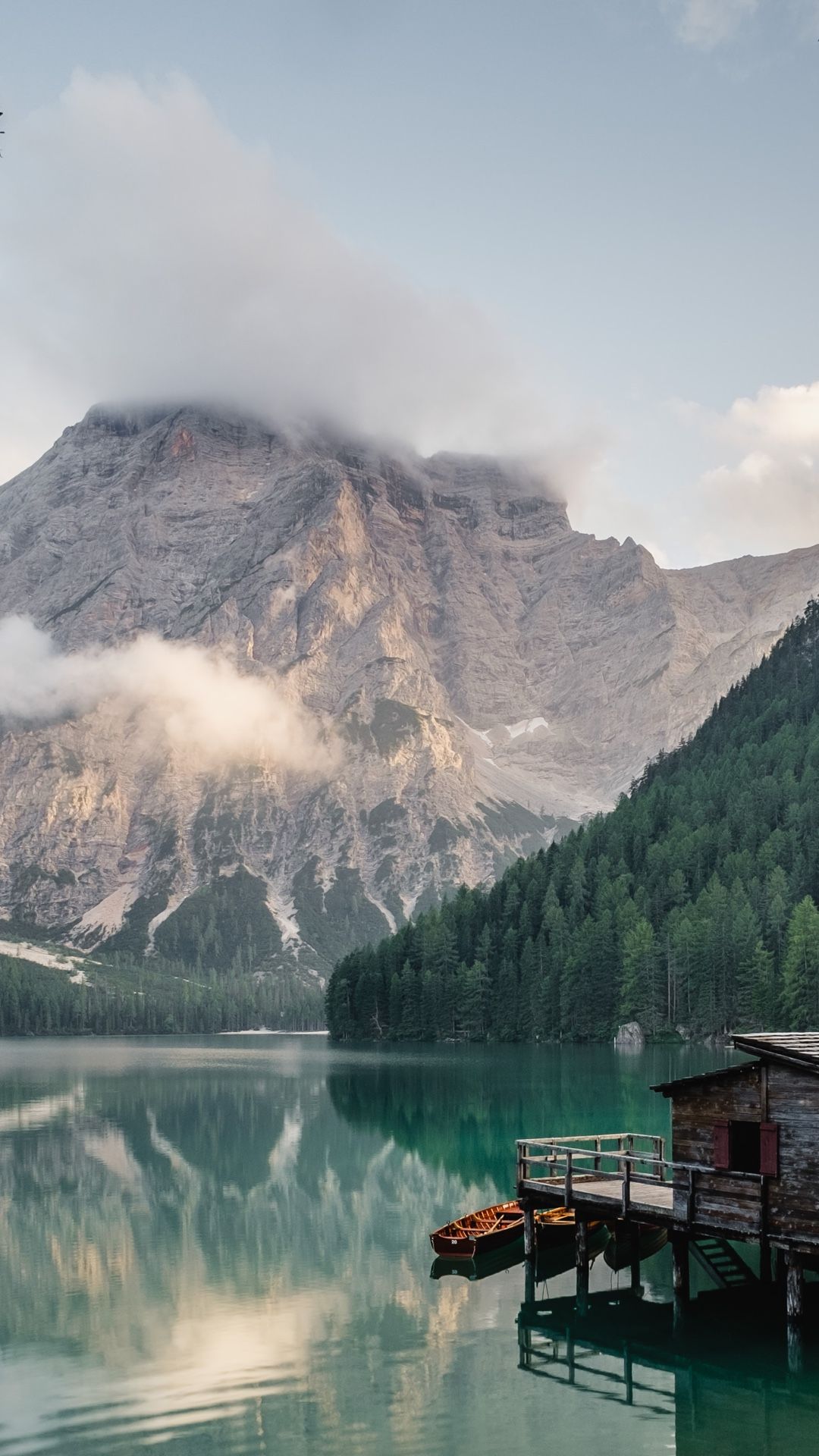 1080x1920 Wallpaper Weekends: The Serenity of a Mountain Lake for Mac, iPhone, iPad, and Apple Watch