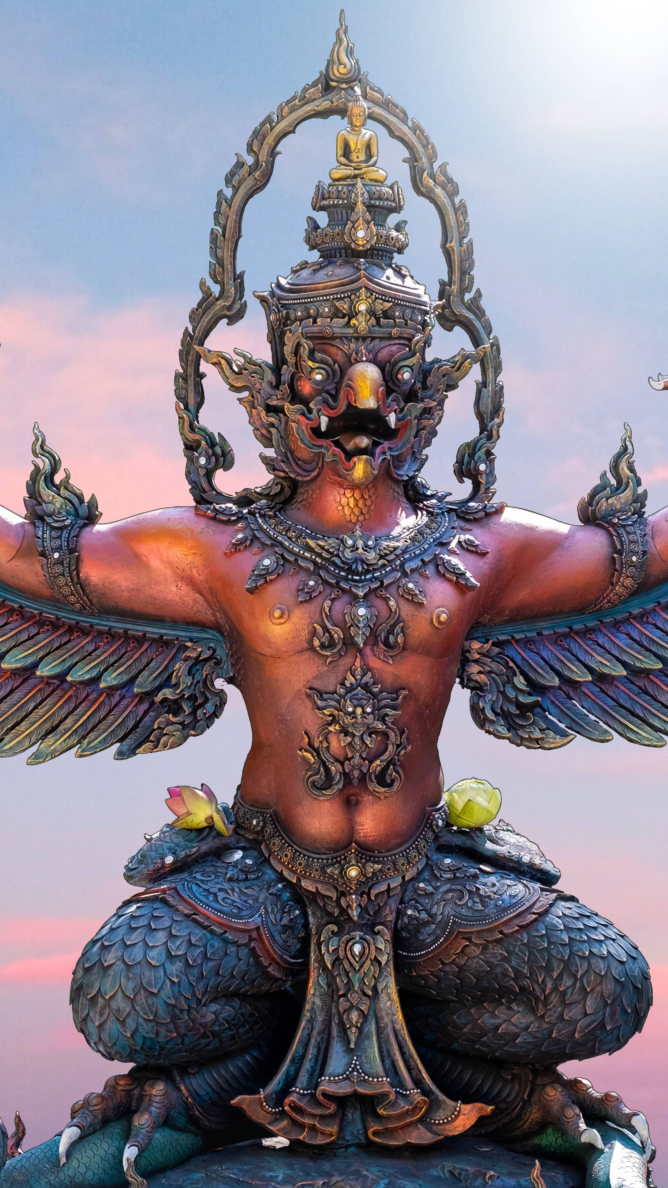 2160x3840 Download Garuda Full Body Wallpaper