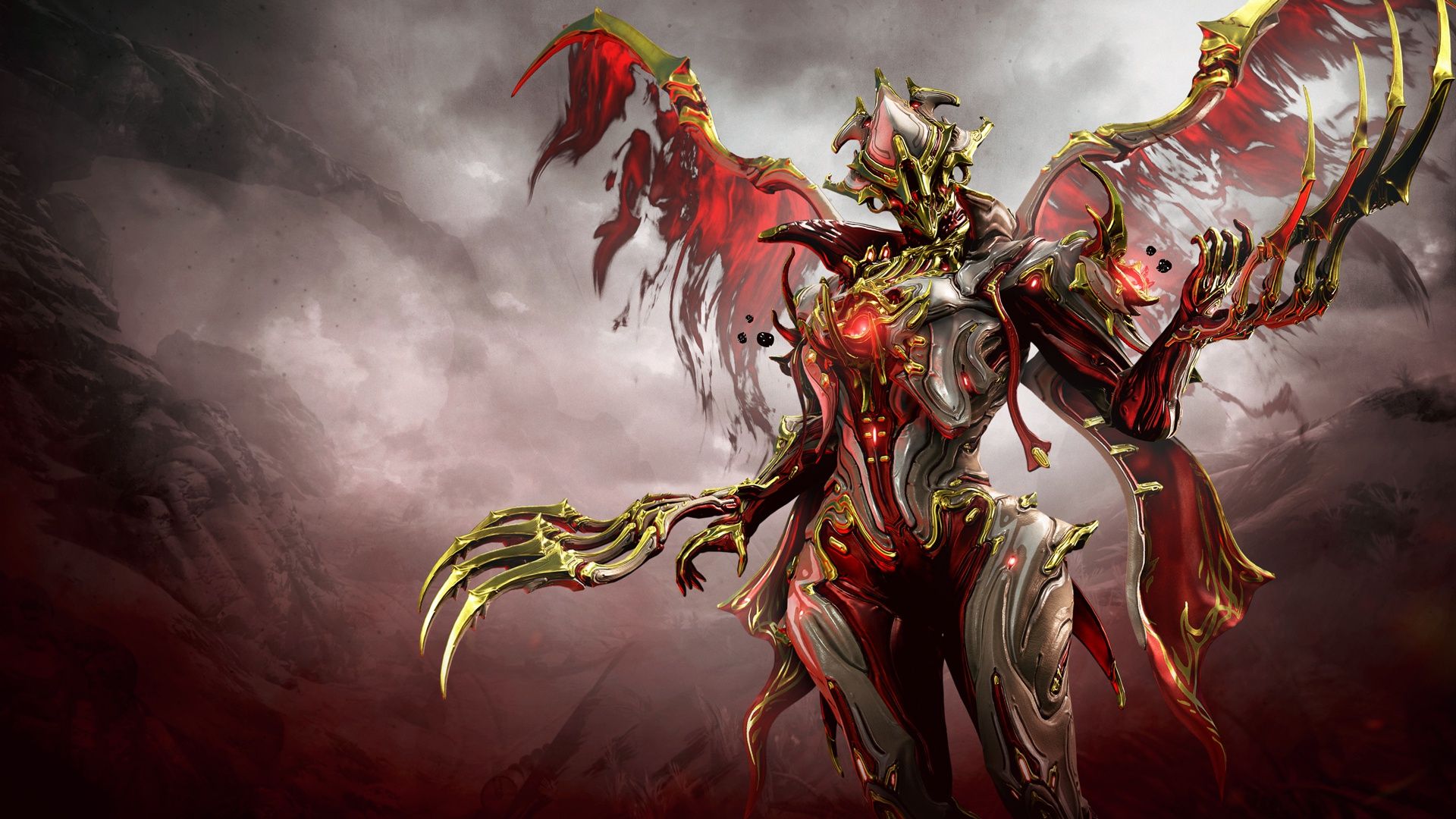 1920x1080 Wallpaper warrior, Warframe, Prime, Garuda, Self for mobile and desktop, section игры, resolution 1920x1080