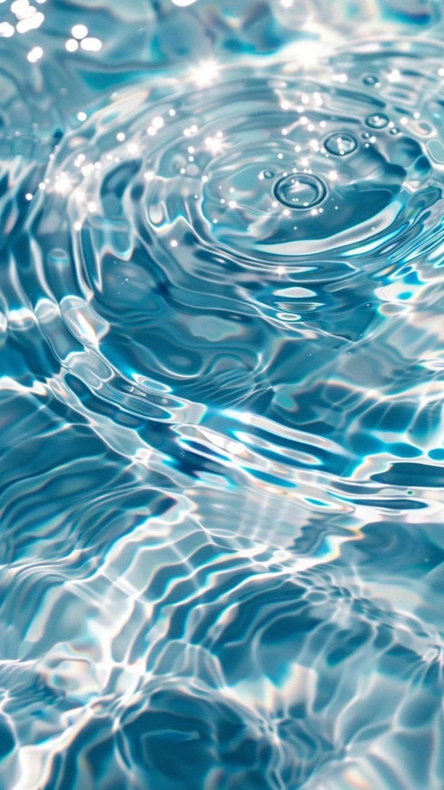 1500x2663 Iridescent Water Ripples Closeup HD 4K