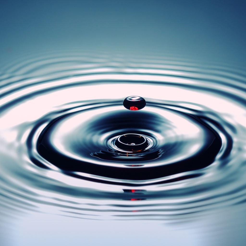 1024x1024 Water Ripples iPad Wallpaper Free Download