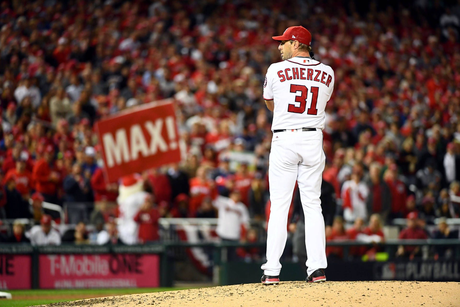 1920x1280 Download Max Scherzer Back Pose Wallpaper
